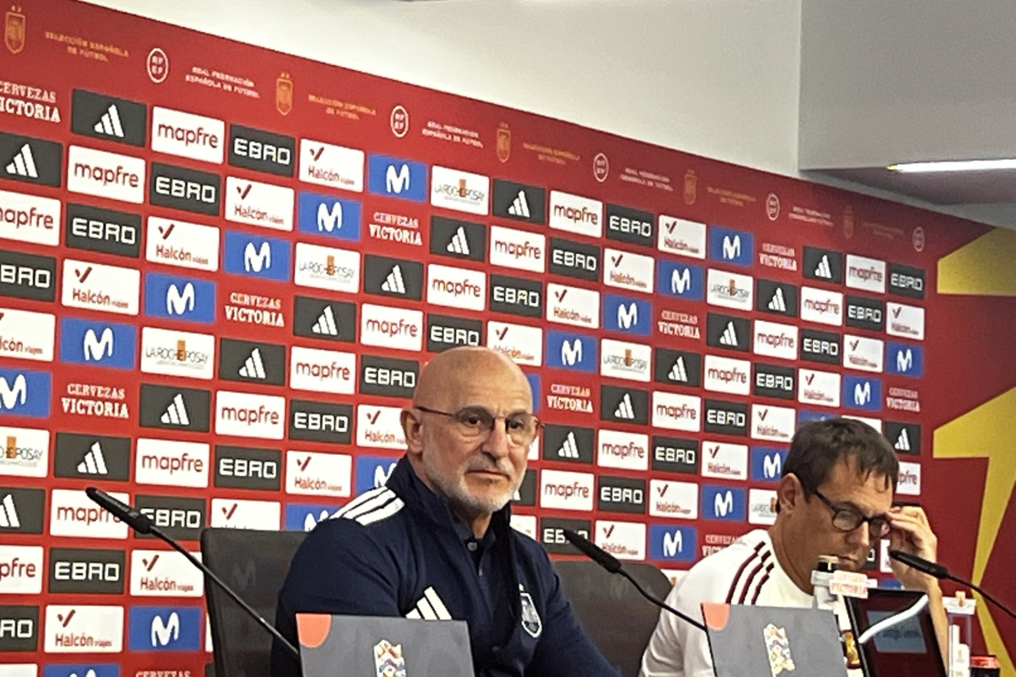Fabián Ruiz, durante la rueda de prensa. .