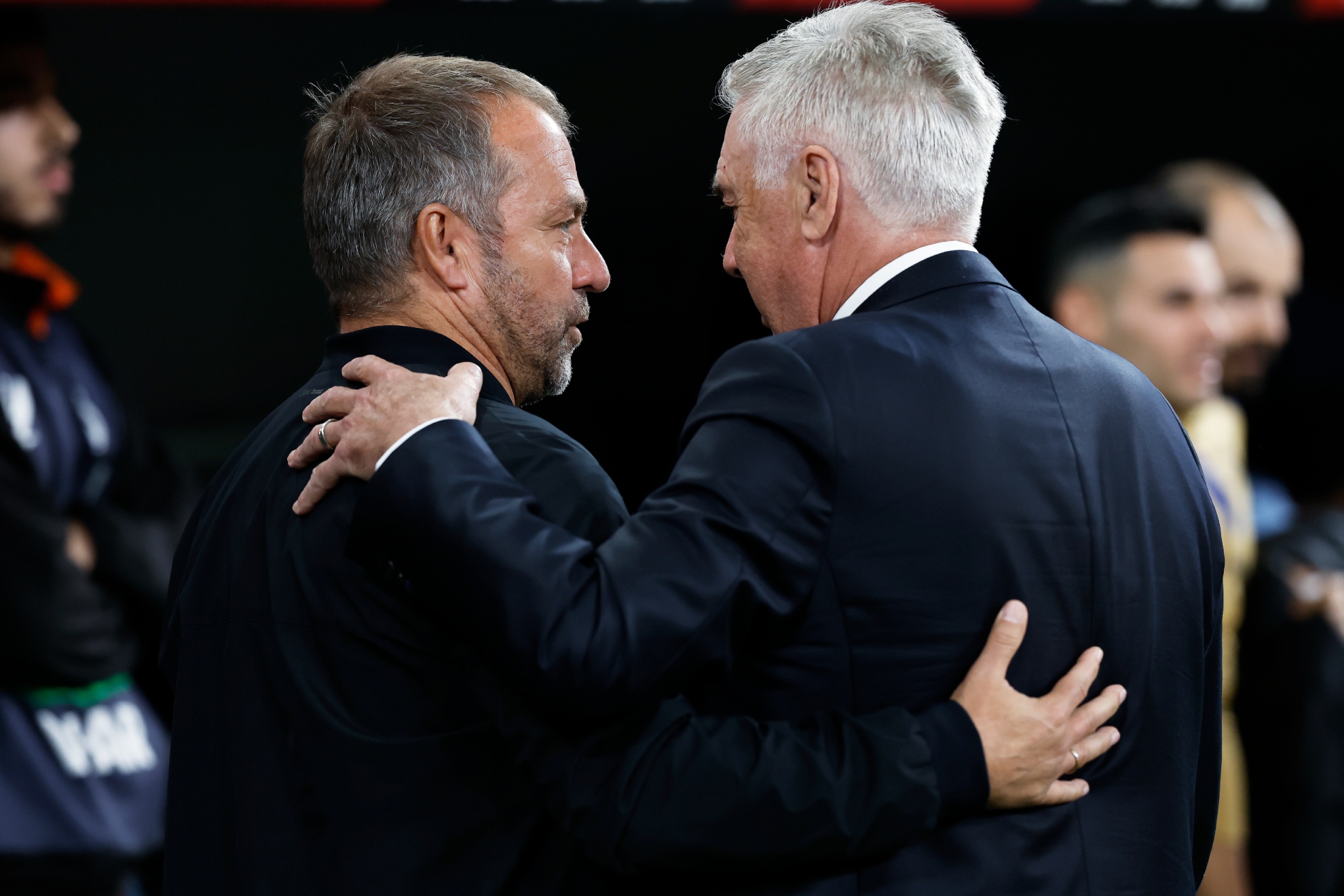 Flick y Ancelotti Chema Rey