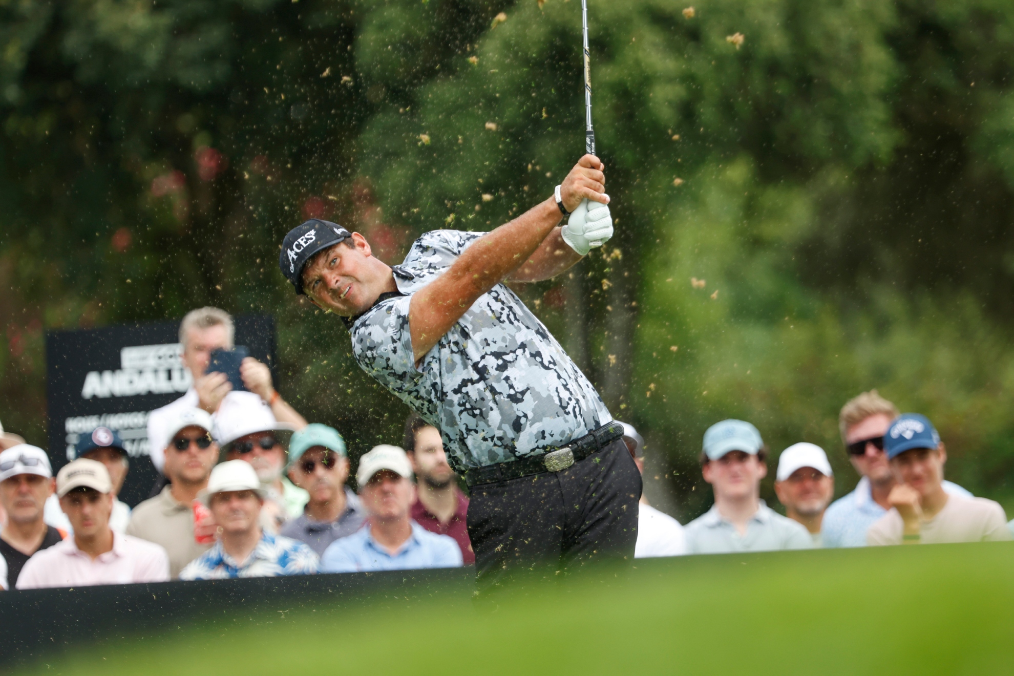 Patrick Reed durante el LIV Andalucía de 2025. EFE
