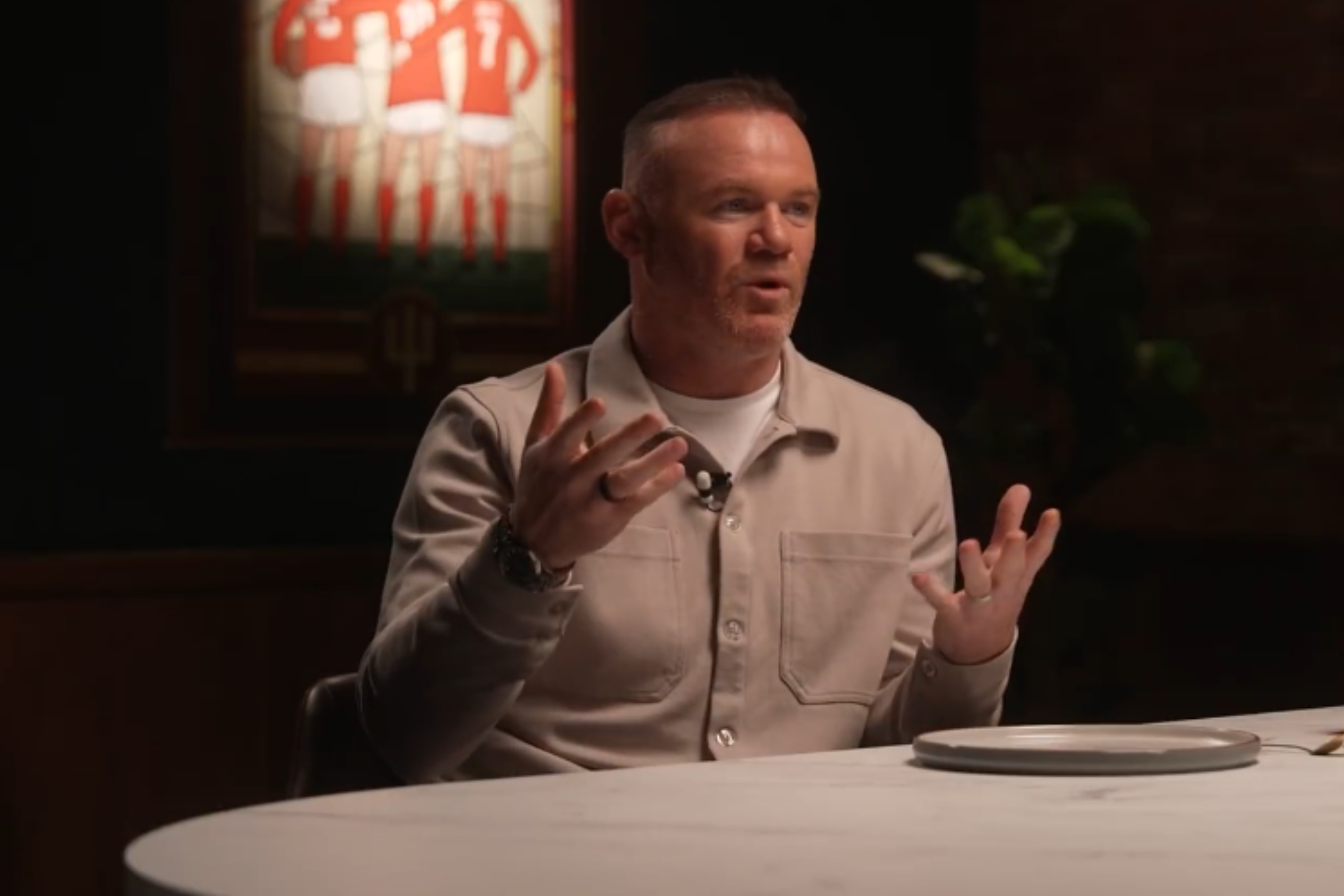 Wayne Rooney en el podcast Stick to United