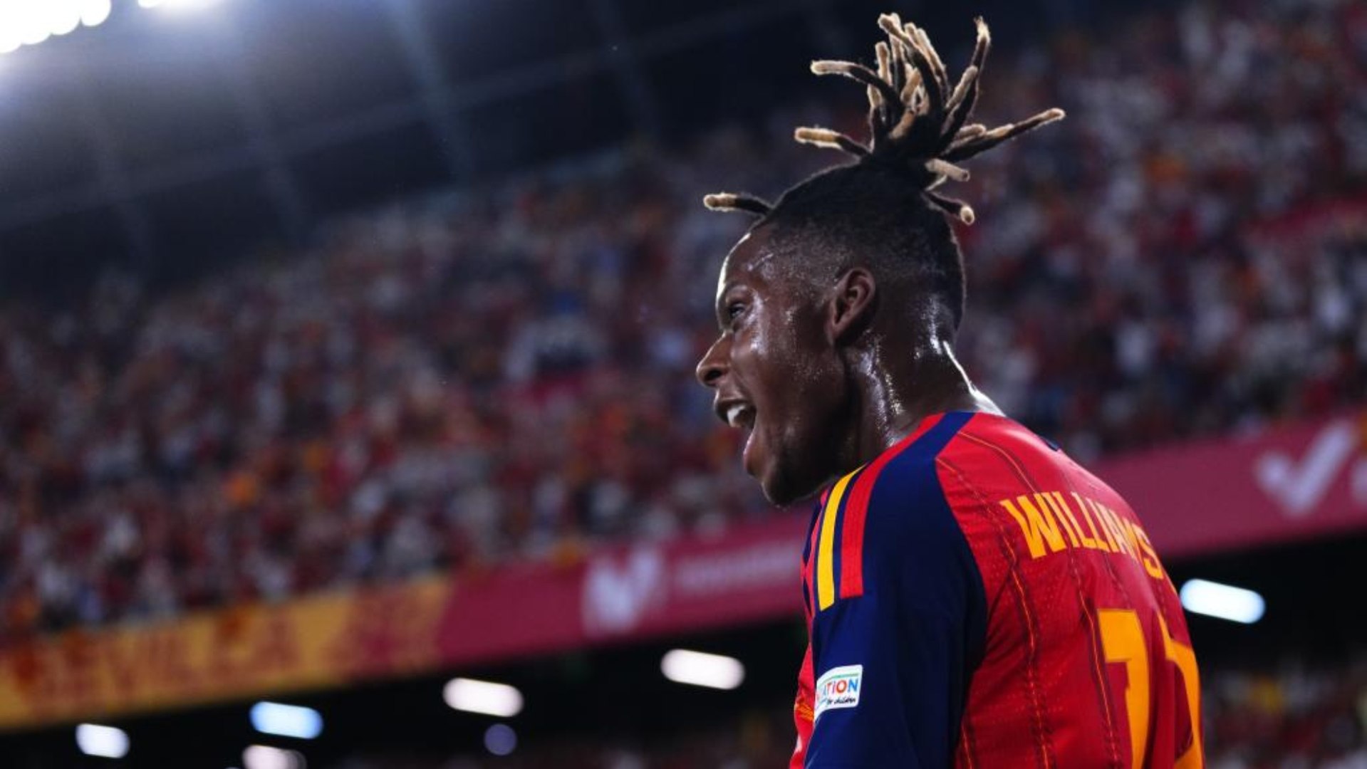 Nico Williams en el pasado partido ante Croacia