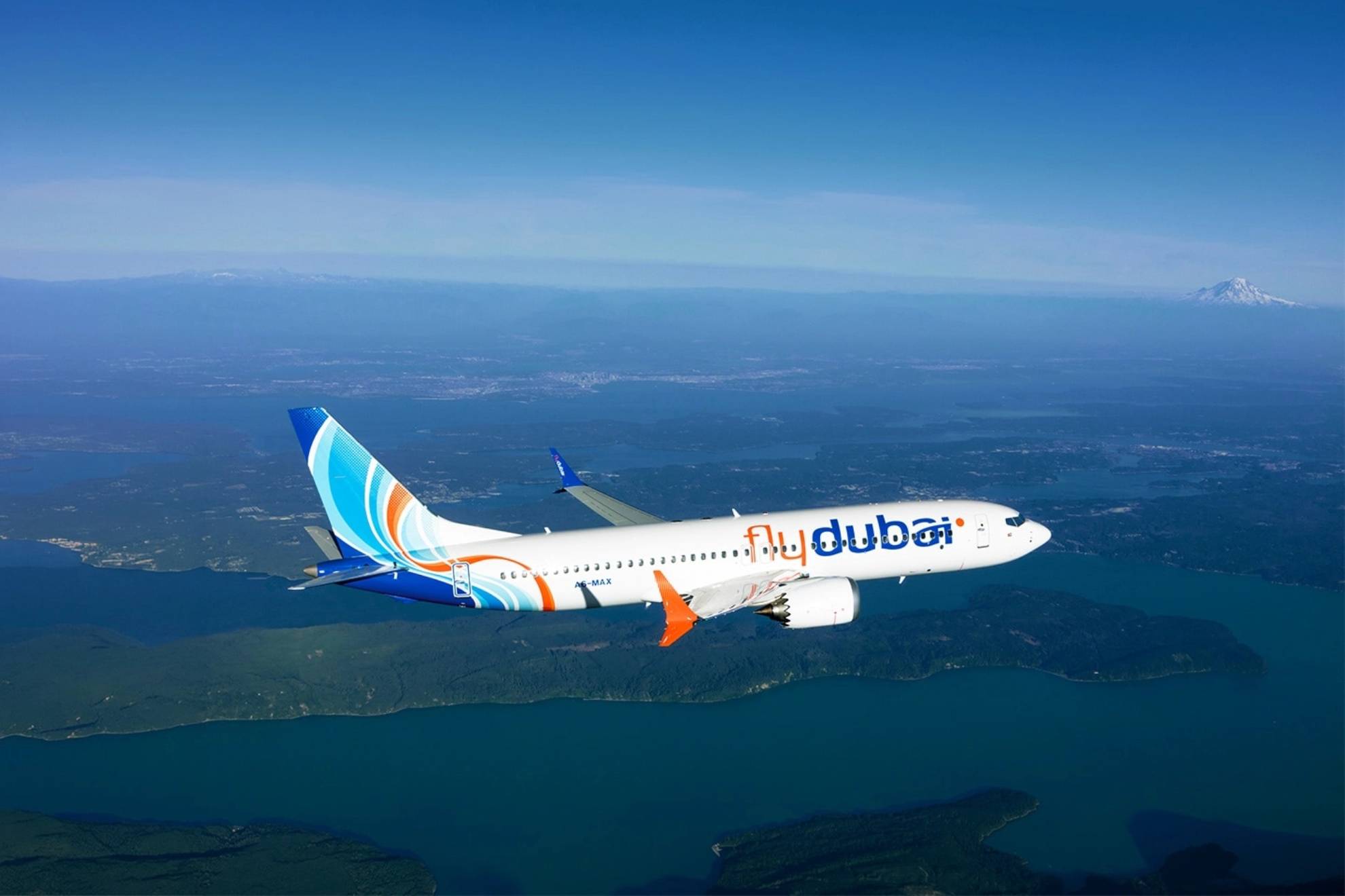 Avion de FlyDubai.