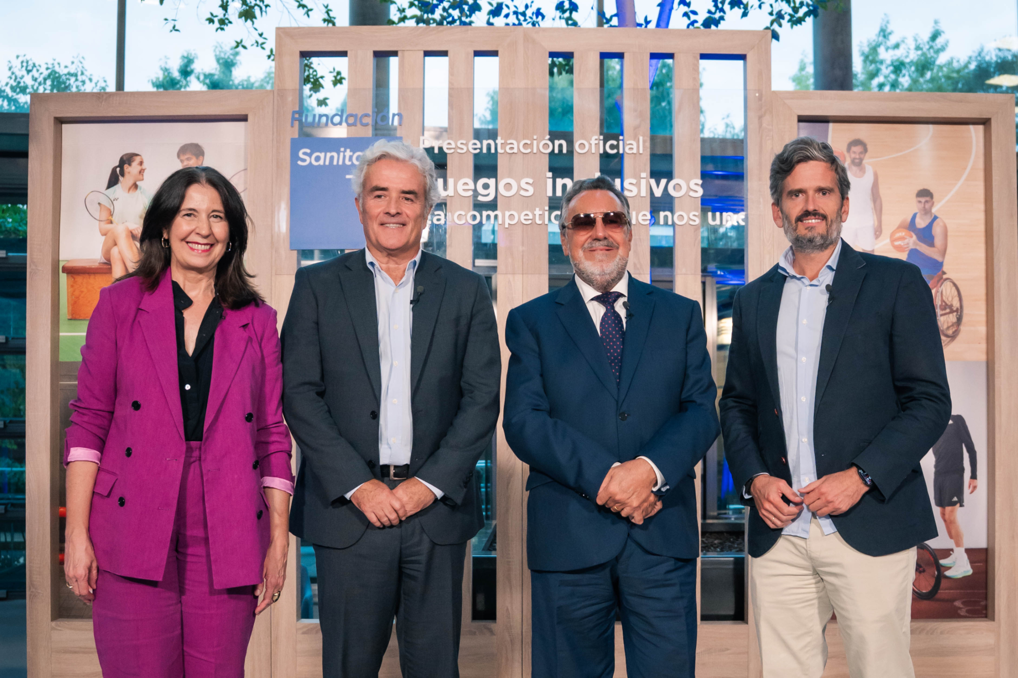 Yolanda Erburu, Iñaki Ereño, Miguel Carballeda y Carlos Jaureguizar. SANITAS