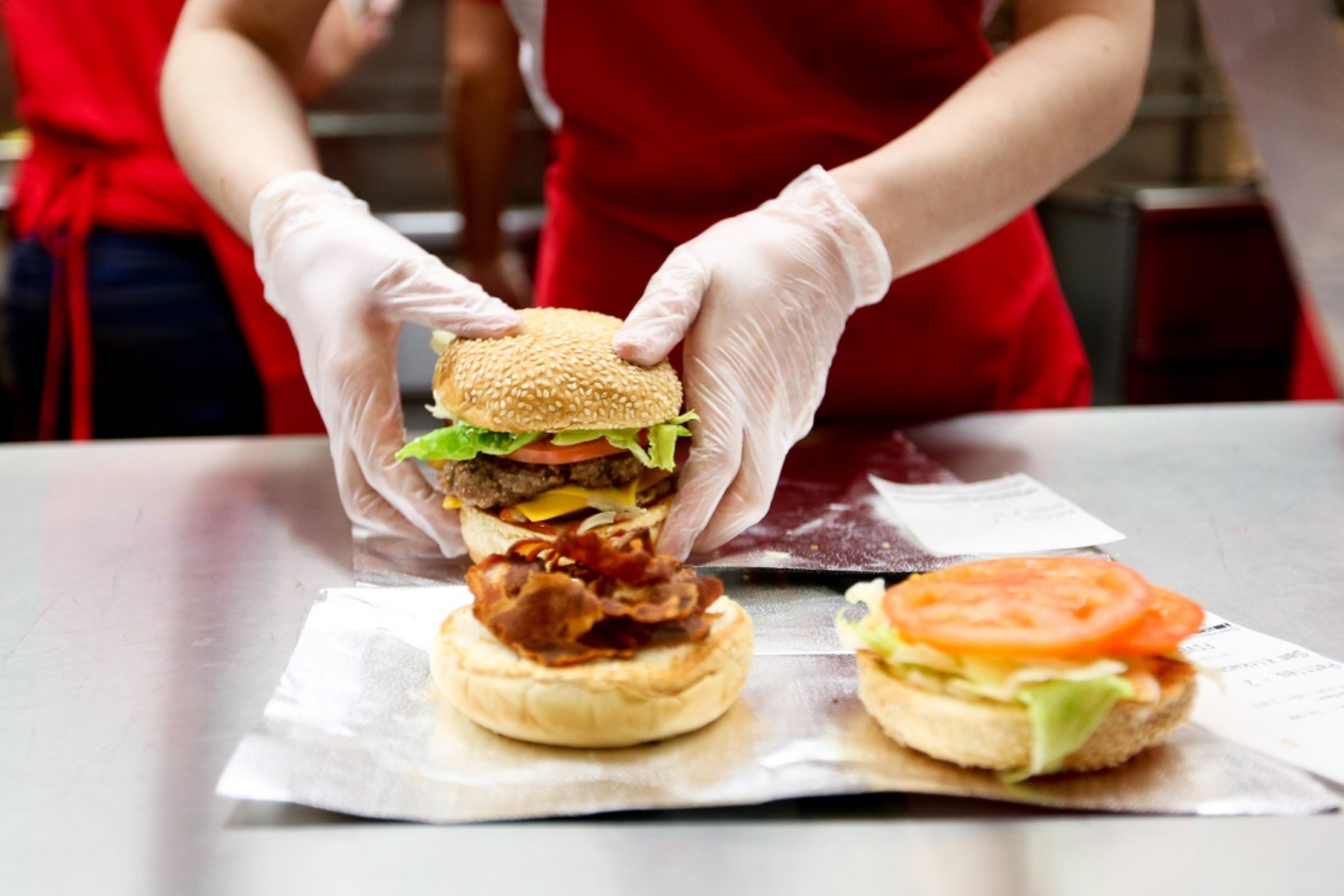 Cadena de hamburguesas.