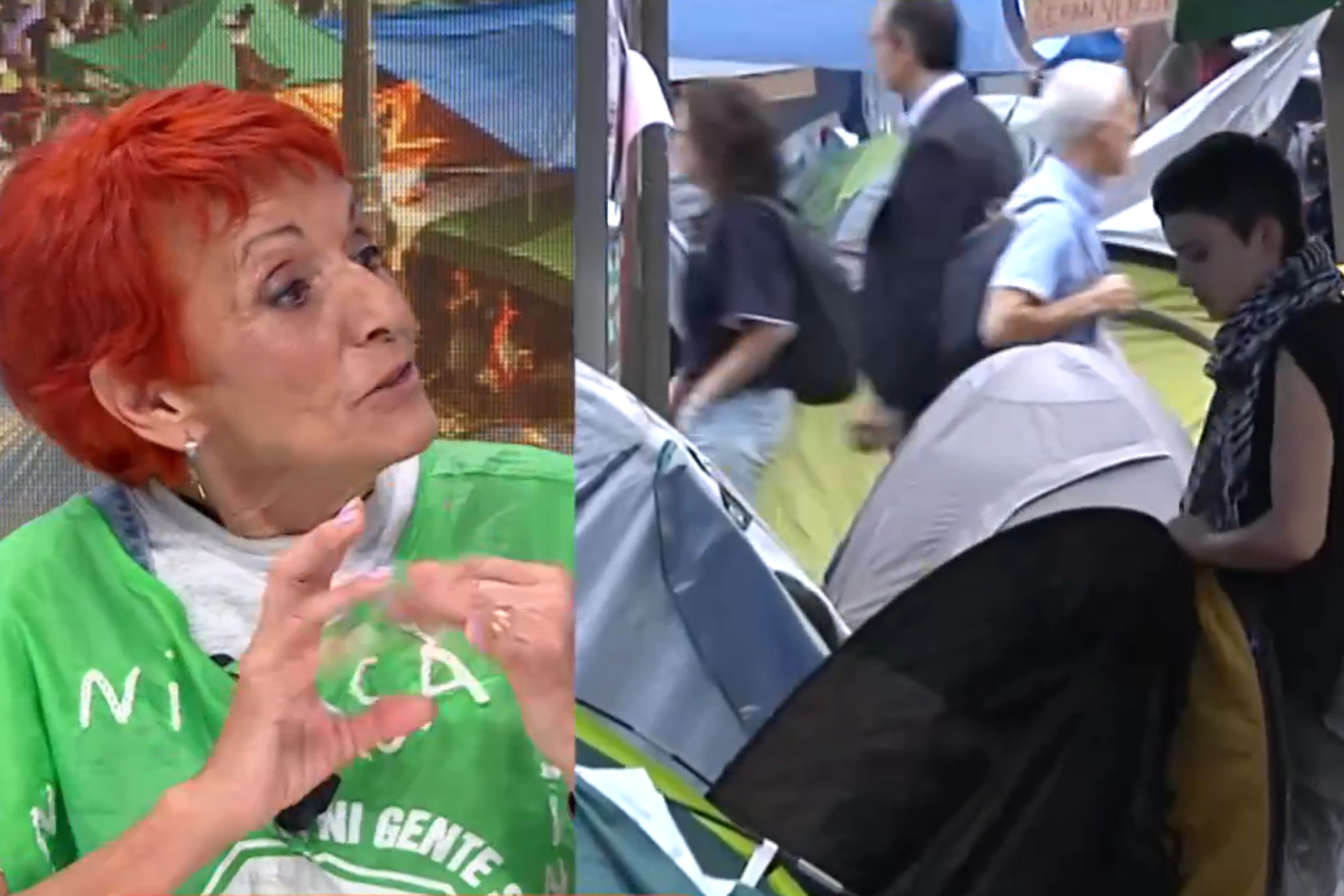 Maricarmen Arnedo, desahuciada en 2019 y acampada en Sol RTVE