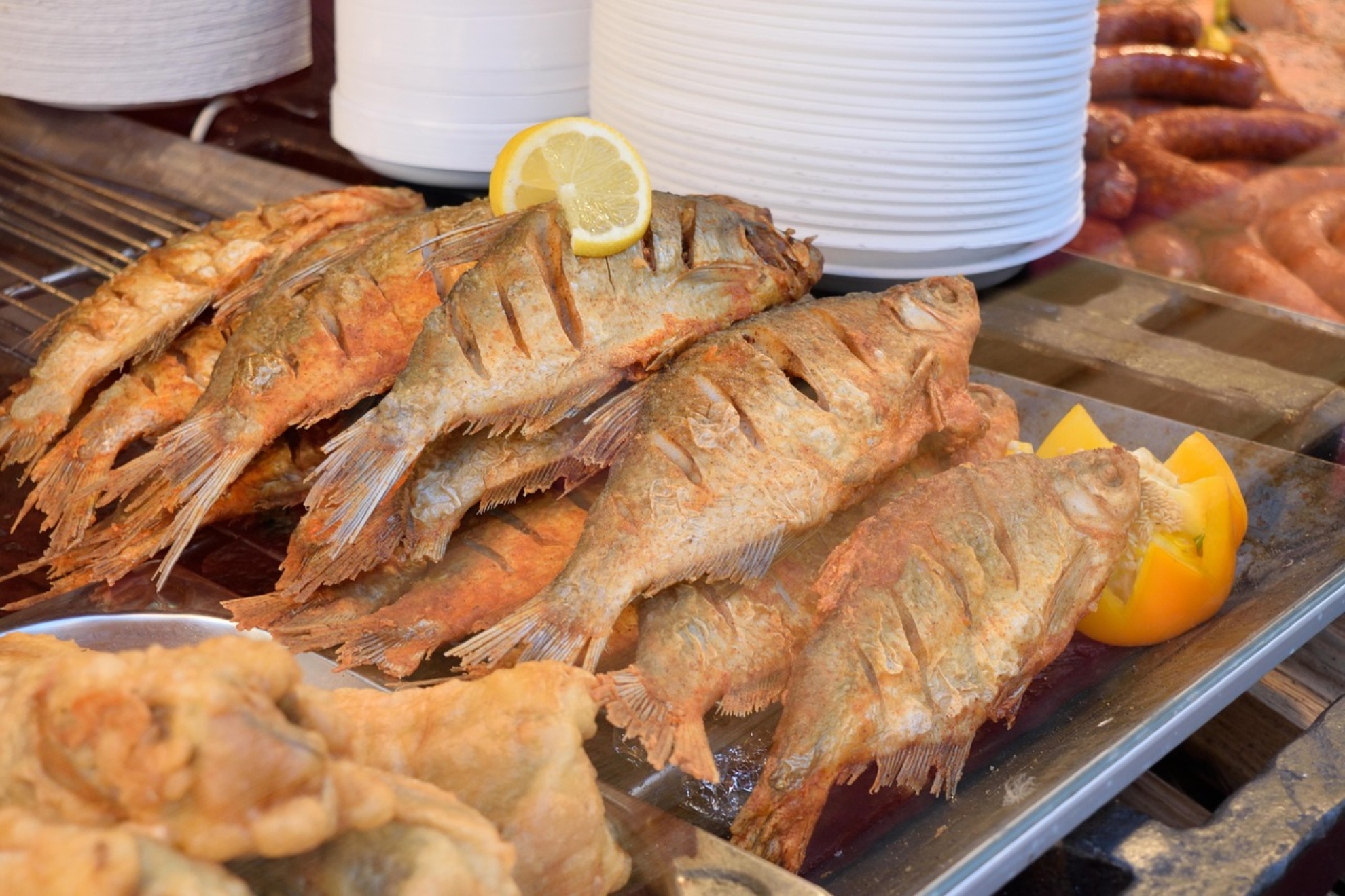 Imagen de pescado cocinado. Pixabay.