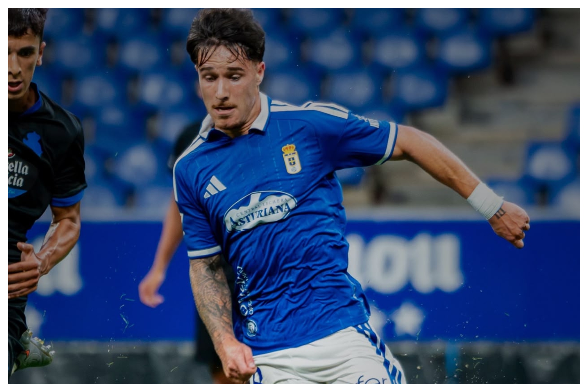 Víctor Mingo, en un partido de esta temporada REAL OVIEDO