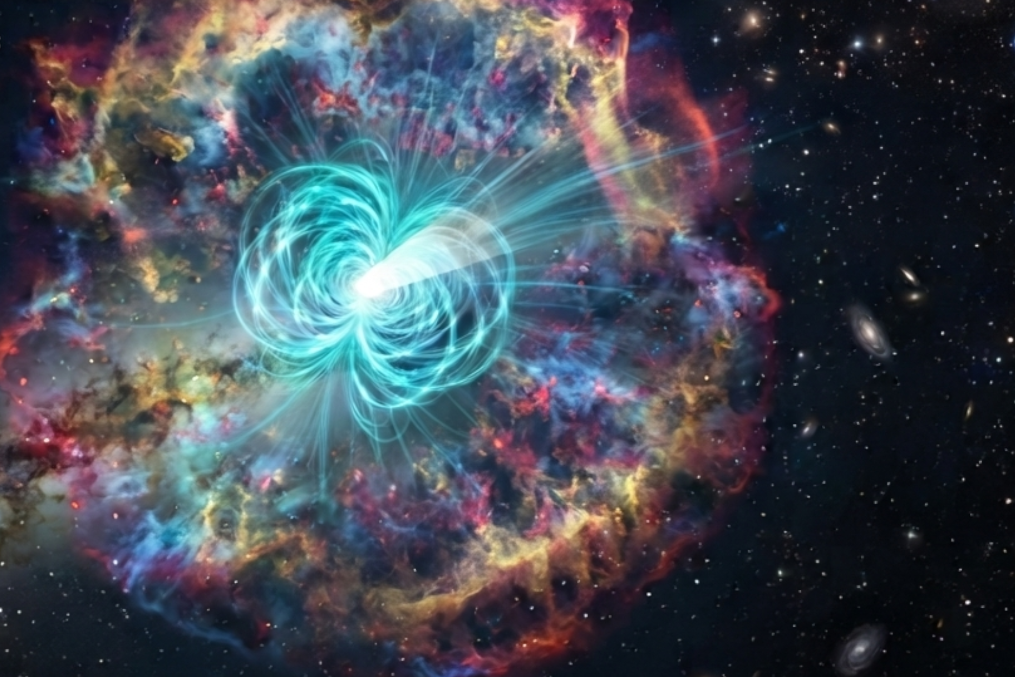 Imagen de destellos flashes Imagen creada con IA