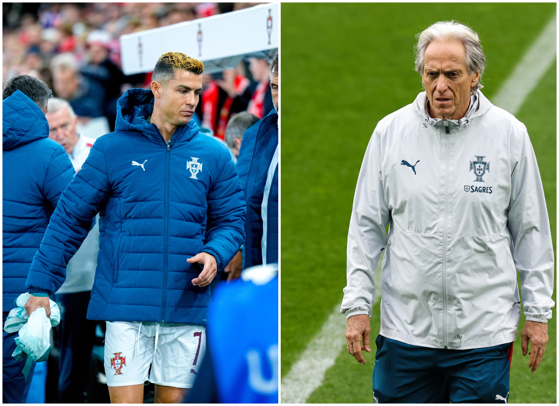 Cristiano y Jorge Jesus.