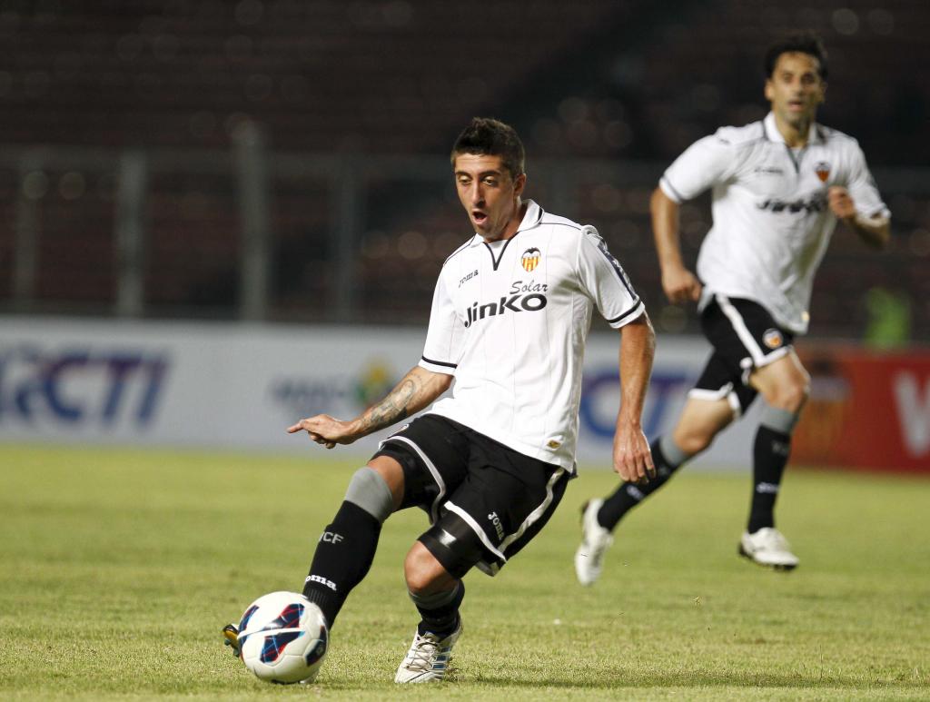 Pablo Hernández, en su etapa de jugador del Valencia