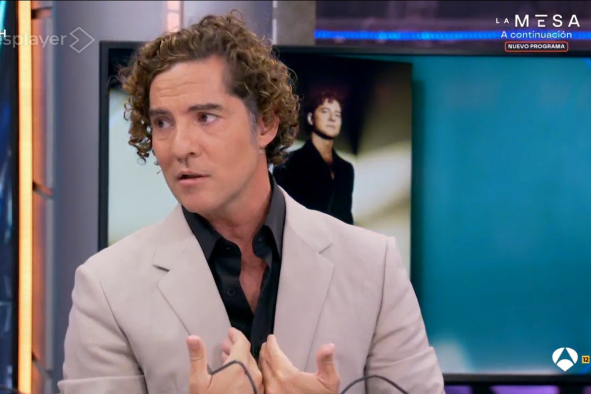 David Bisbal, en 'El Hormiguero'.