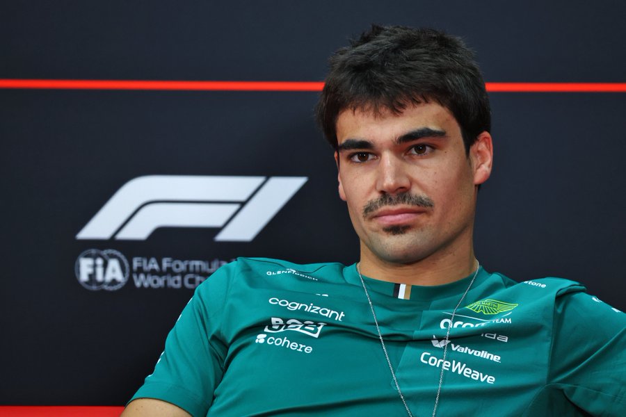Stroll, en rueda de prensa en Sepang.