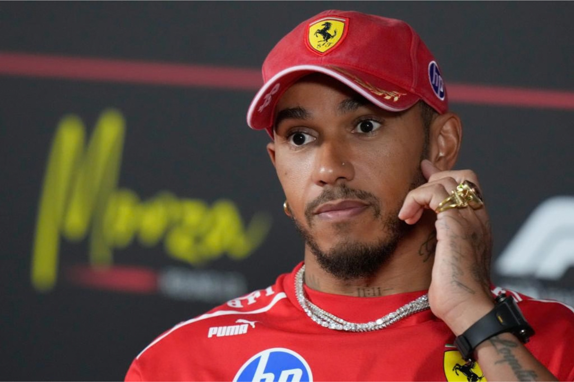 Lewis Hamilton durante el Gran Premio de Italia. Luca Bruno.