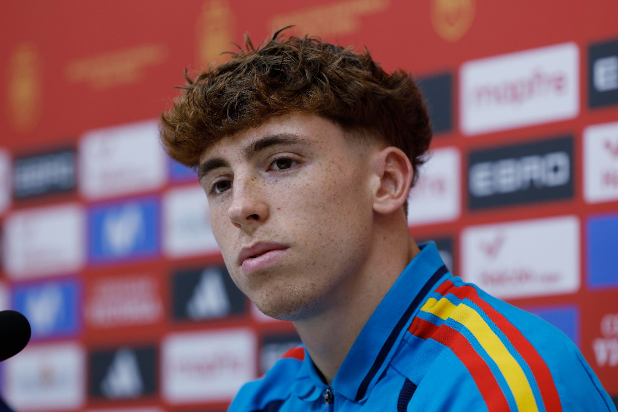 Víctor Muñoz, durante la rueda de prensa. CHEMA REY