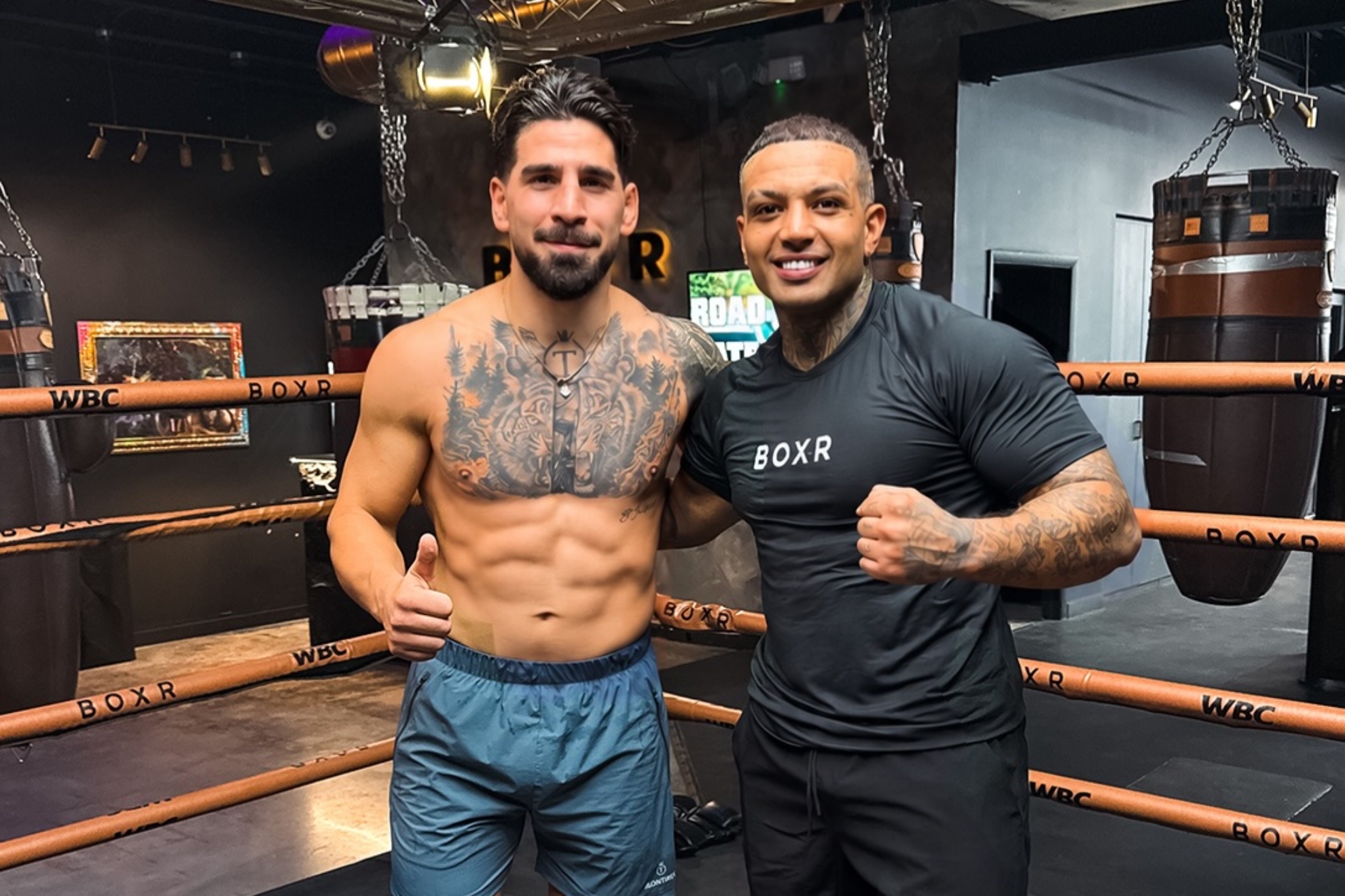 Ilia topuria entrenando en el BOXR Gym. BOXR Gym.