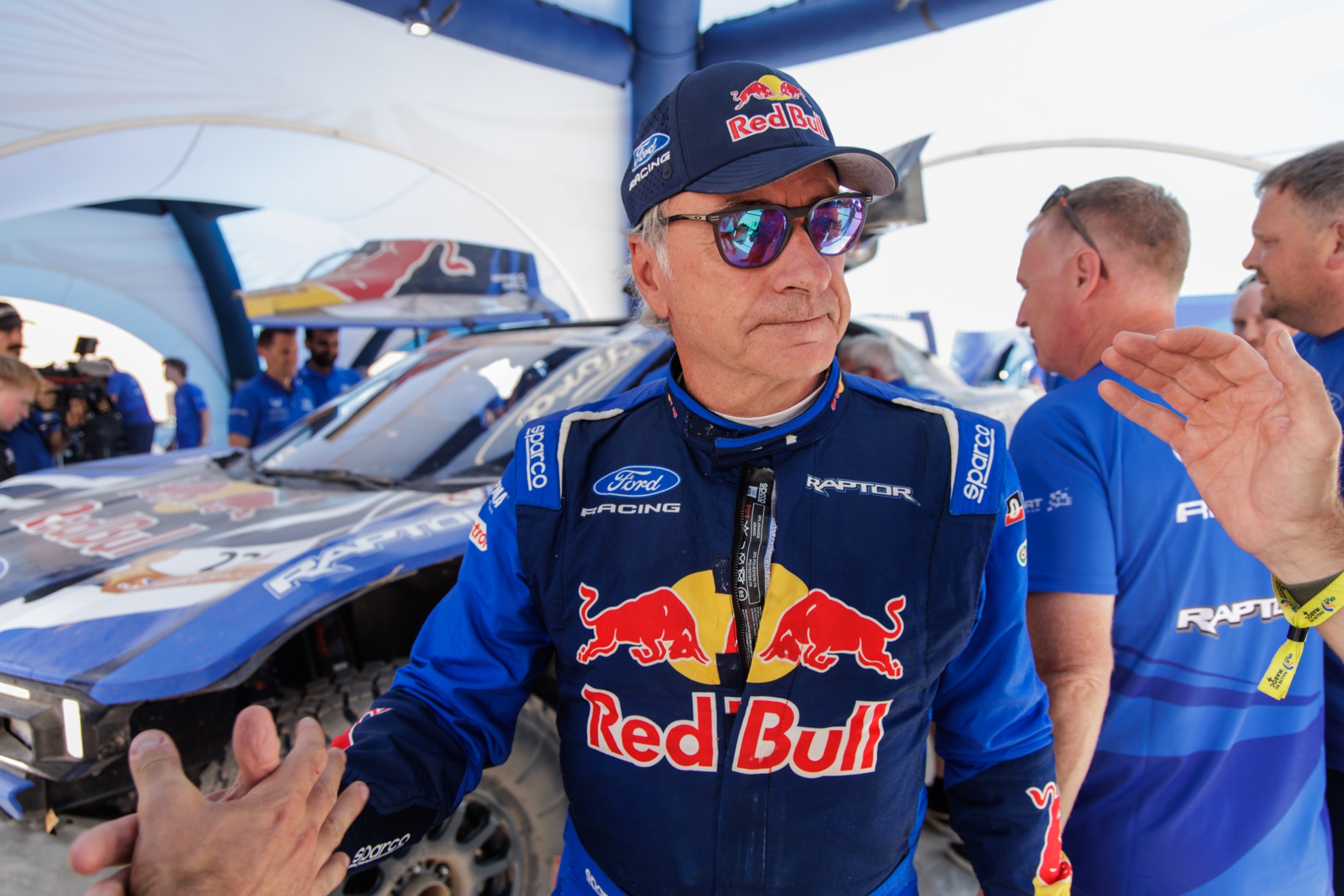 Carlos Sainz, líder del Rally de Marruecos 2026 Ford Racing