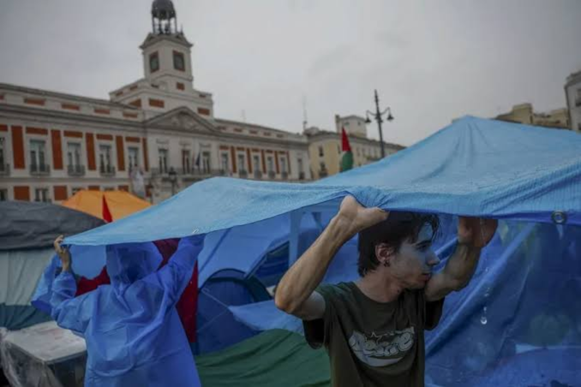 Acampada en la Puerta del Sol EFE