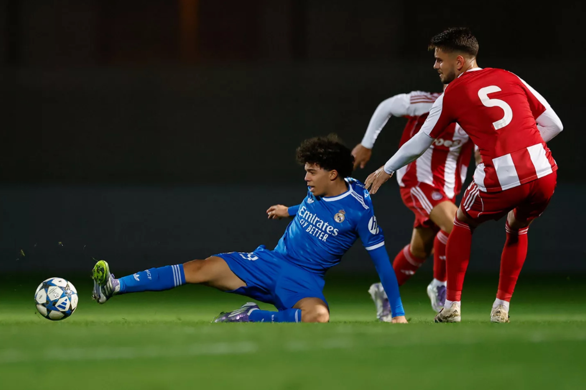 Enzo Alves, en un partido de la pasada temporada en la Youth League. REALMADRID.COM