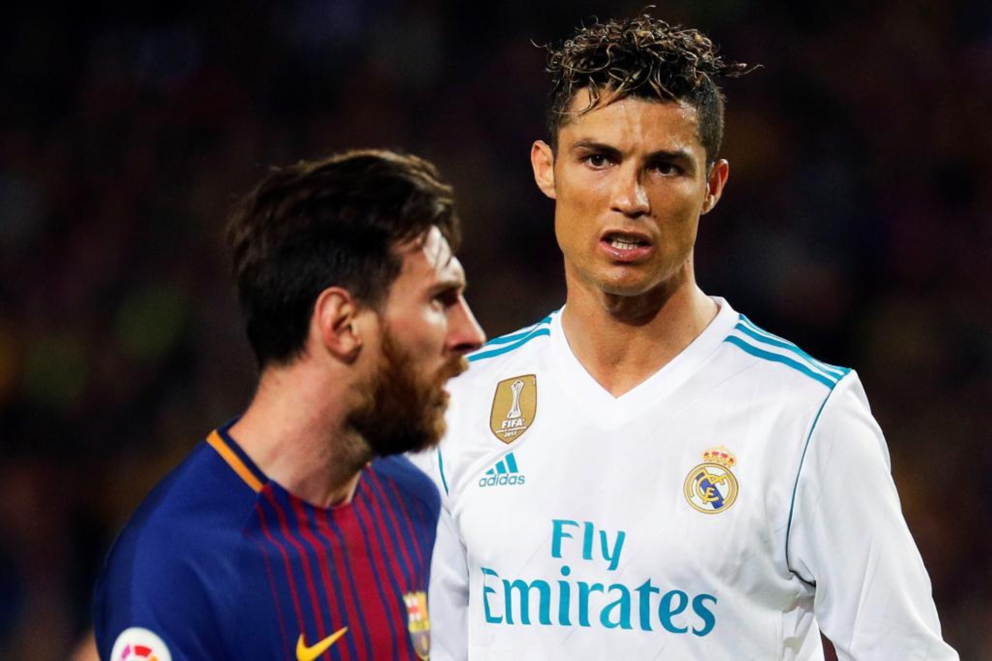 Leo Messi y Cristiano Ronaldo, en sus tiempos en el Barcelona y el Real Madrid EFE