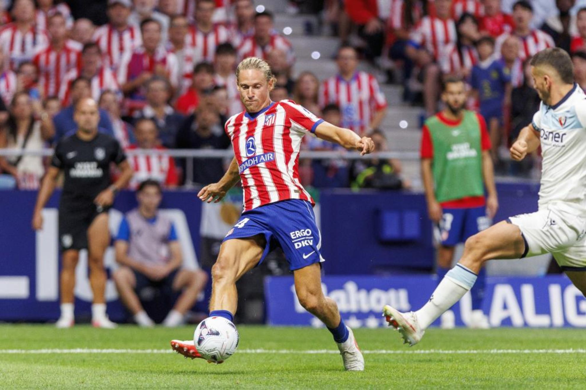 Llorente, ante el Madrid.