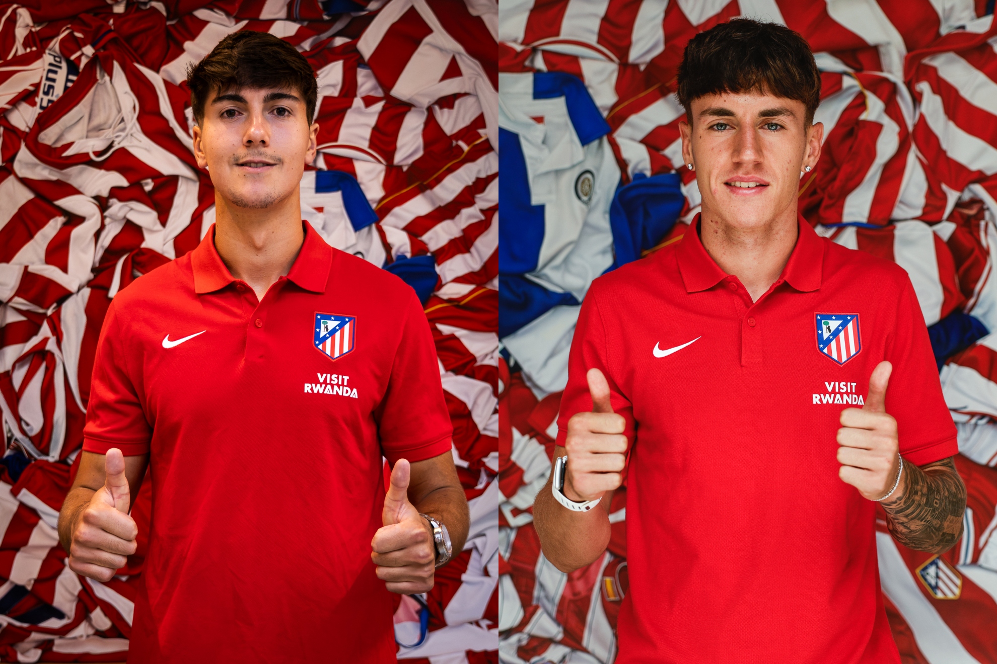 Javi Gil y Marc Doménech. ATLÉTICO DE MADRID
