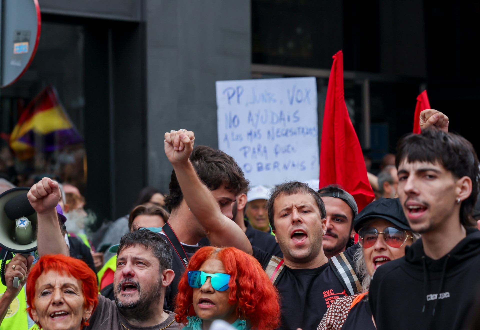 Manifestantes Sol