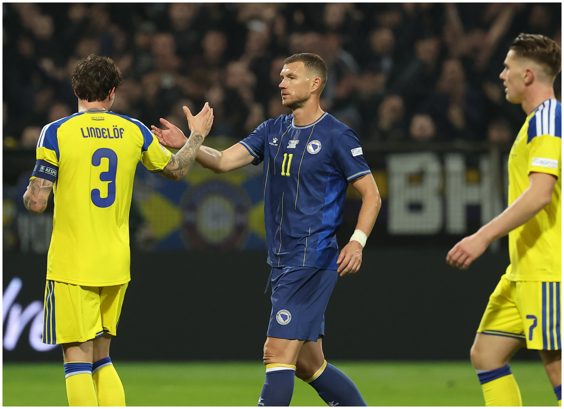 Dzeko, en su despedida.