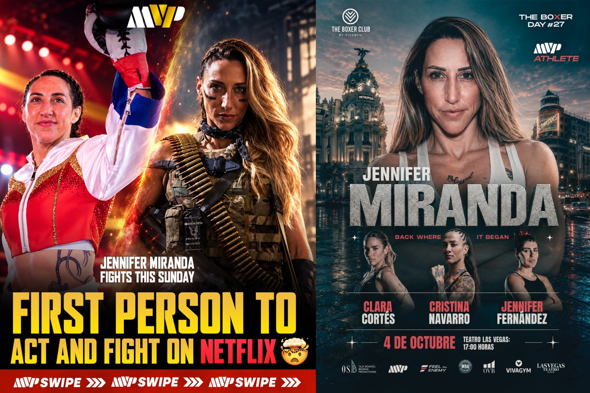 Jennifer Miranda para encabezar una gran velada.