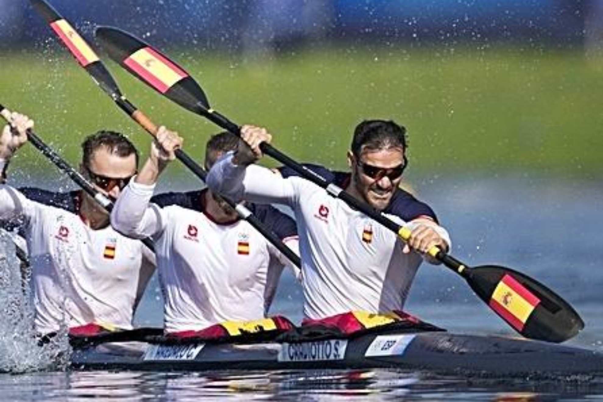 Saúl Craviotto (41), como marca del K4 LAPRESSE
