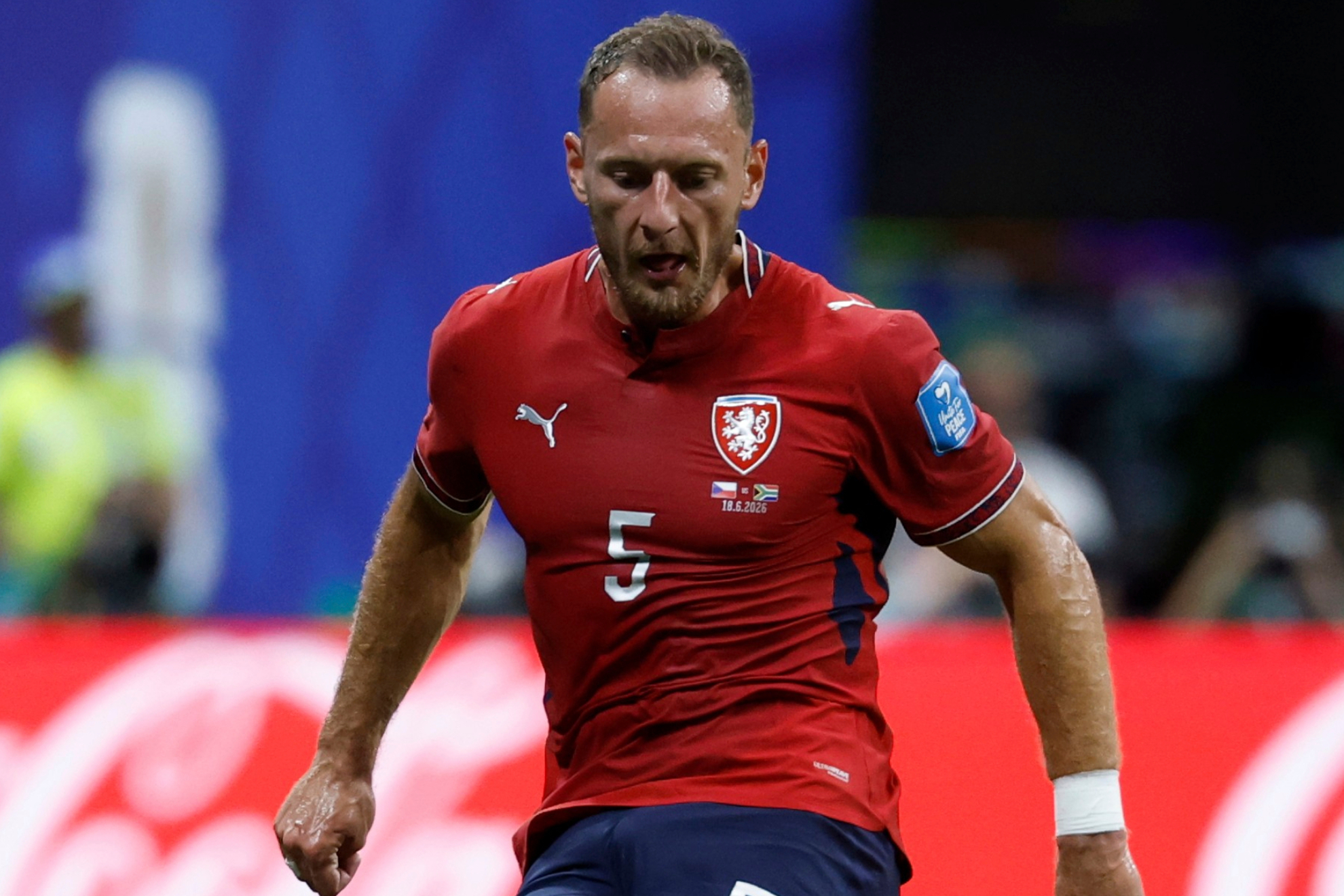 Vladimir Coufal, con su selección. /LaPresse