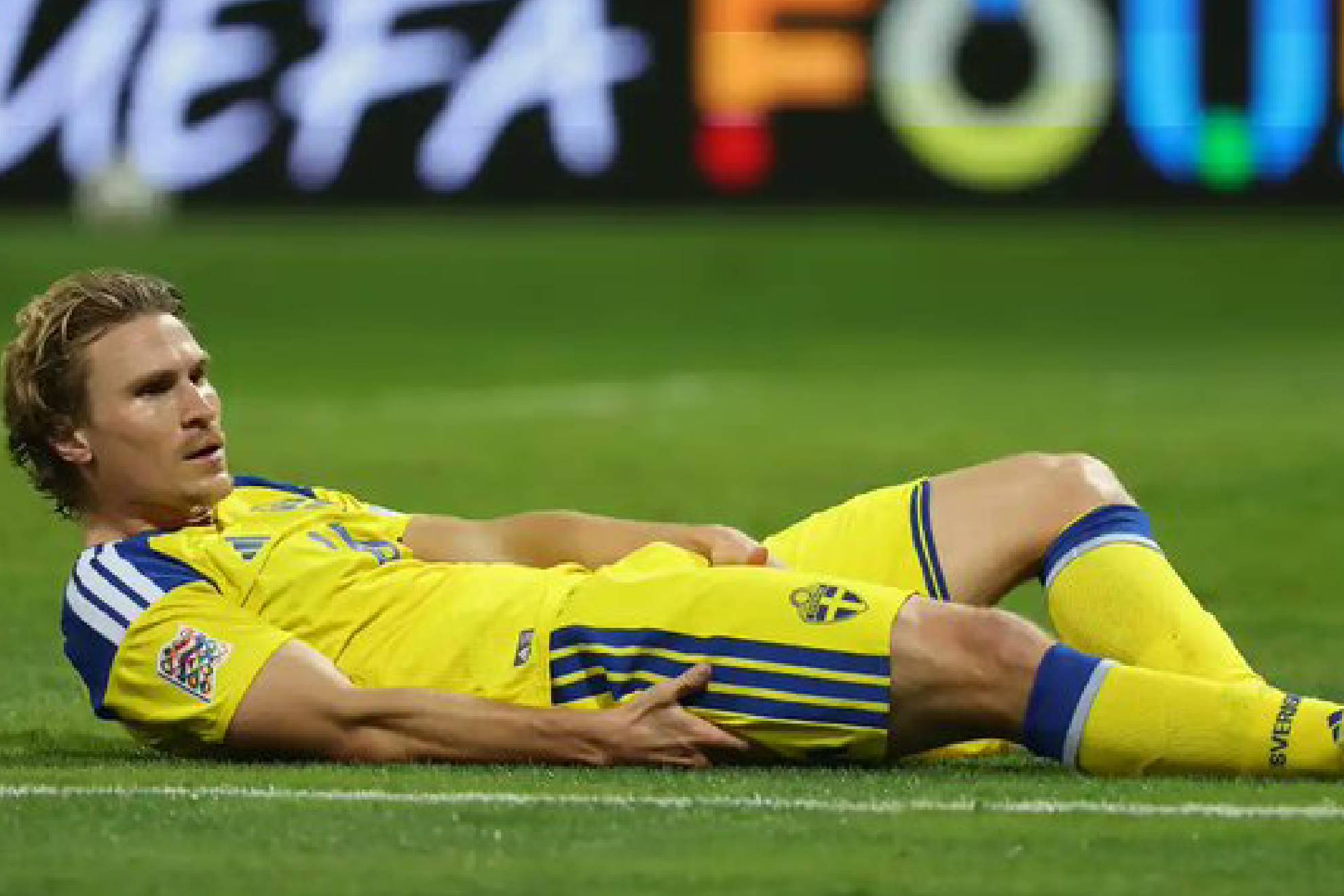 Starfelt, lesionado con su selección.