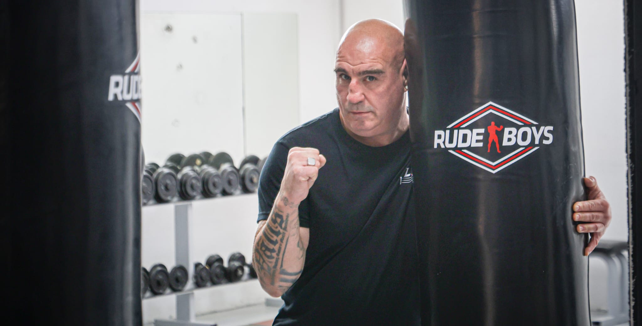 Alex Valls en una imagen tomada en el gimnasio. CARLOS CARBALLEIRA