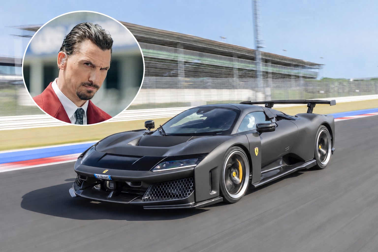 Zlatan Ibrahimovic estrena el Ferrari más exclusivo por su cumpleaños Ferrari