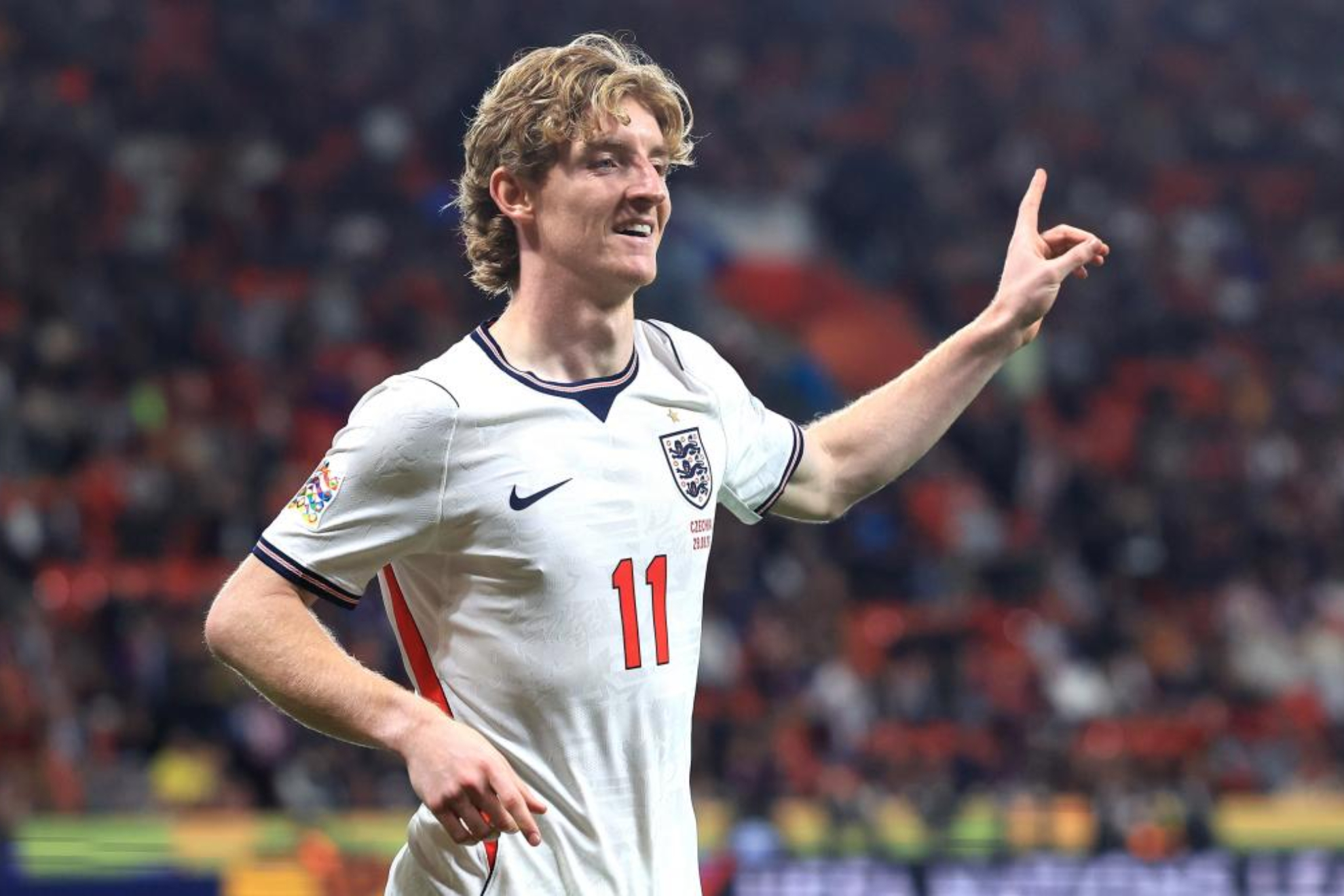 Gordon, durante un partido con Inglaterra. EFE