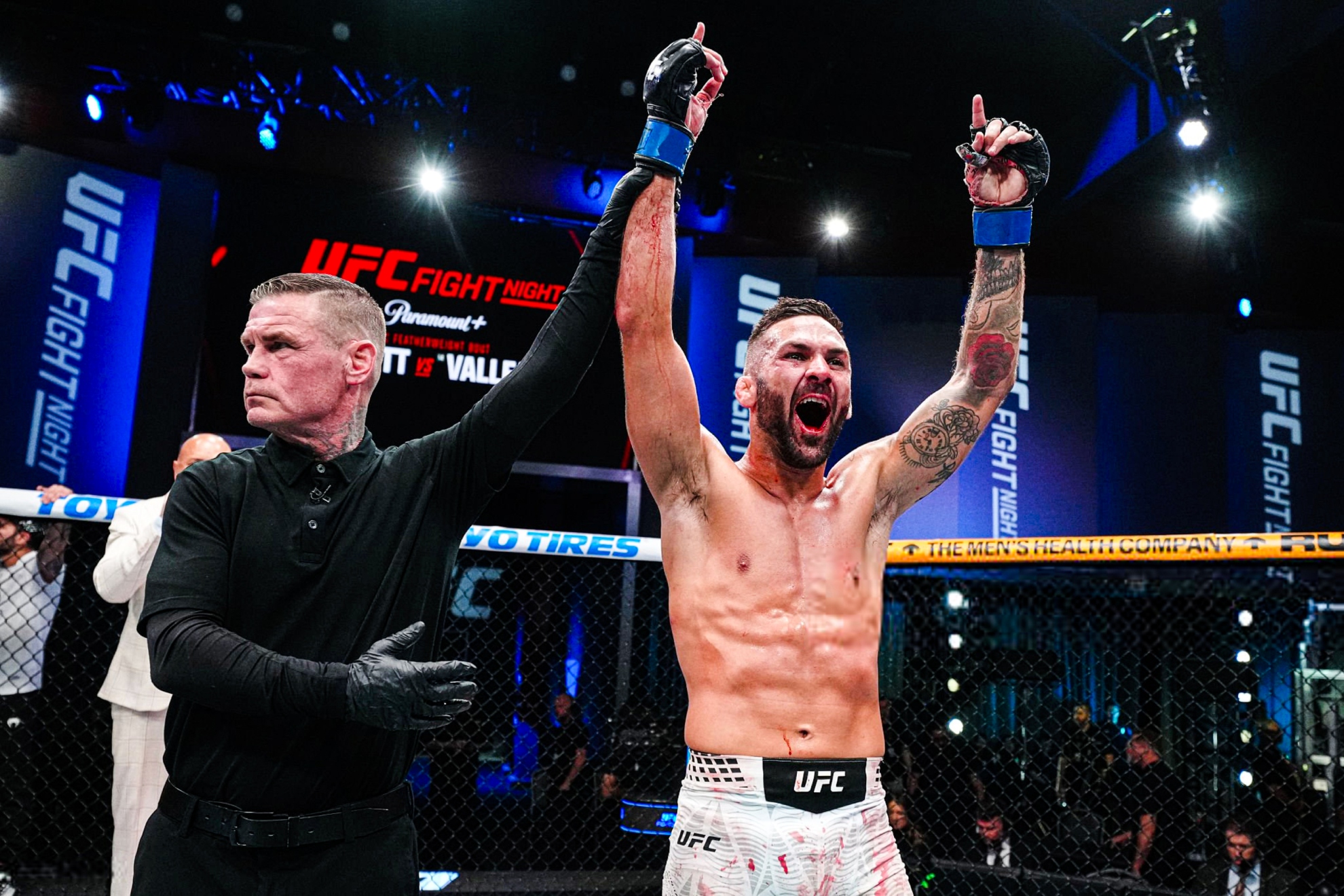 Hecher Sosa logra su primera victoria en UFC. UFC.