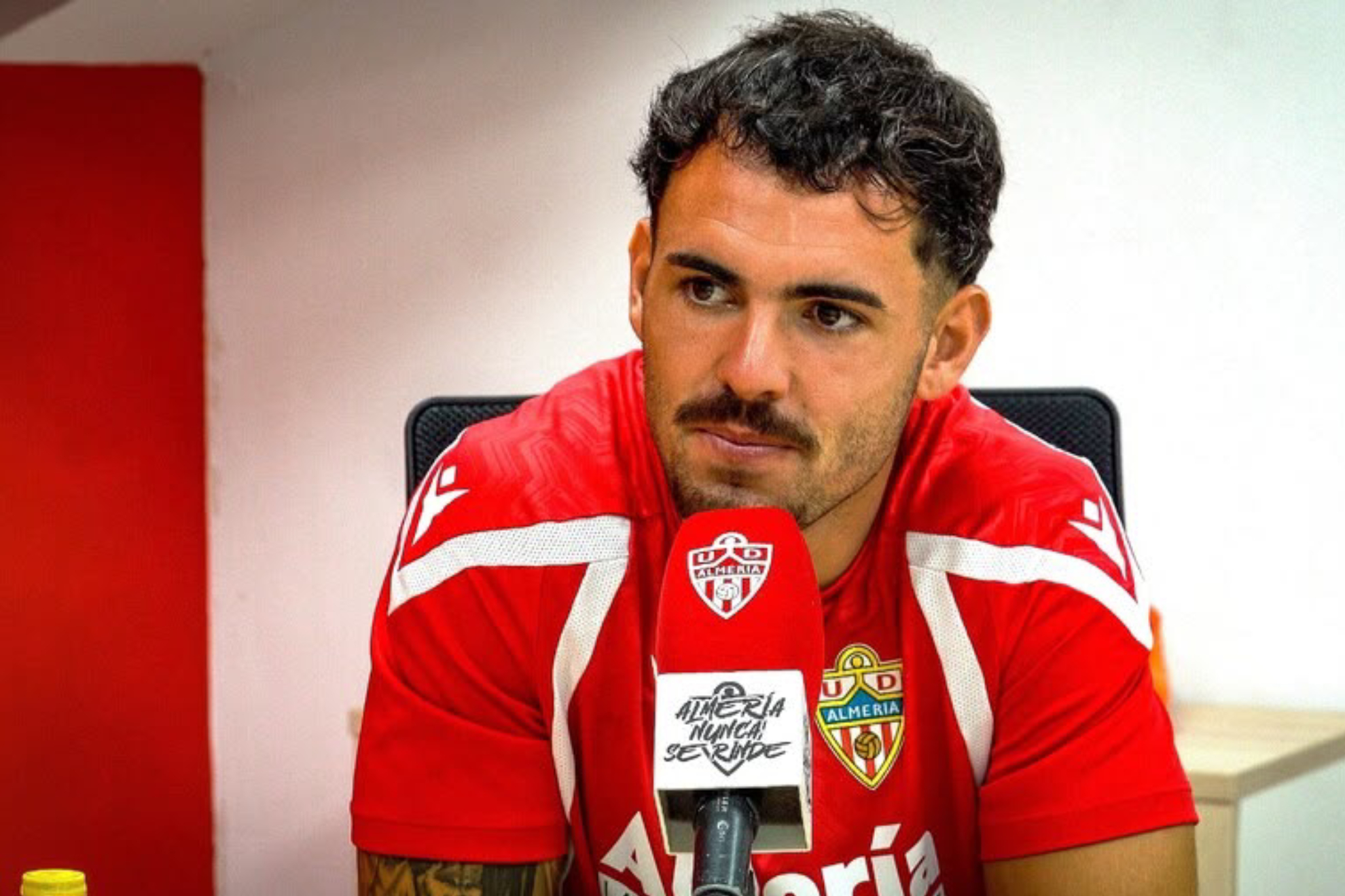 Álex Sola, jugador del Almería. UD ALMERÍA