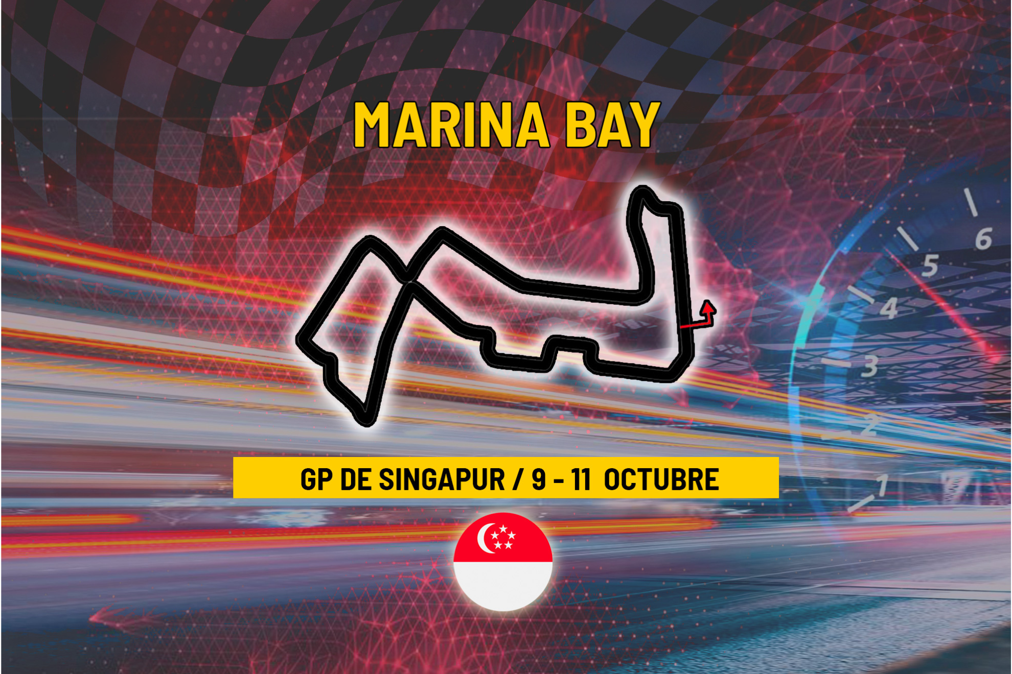 Gran Premio de Singapur de F1 2026 en Marina Bay.
