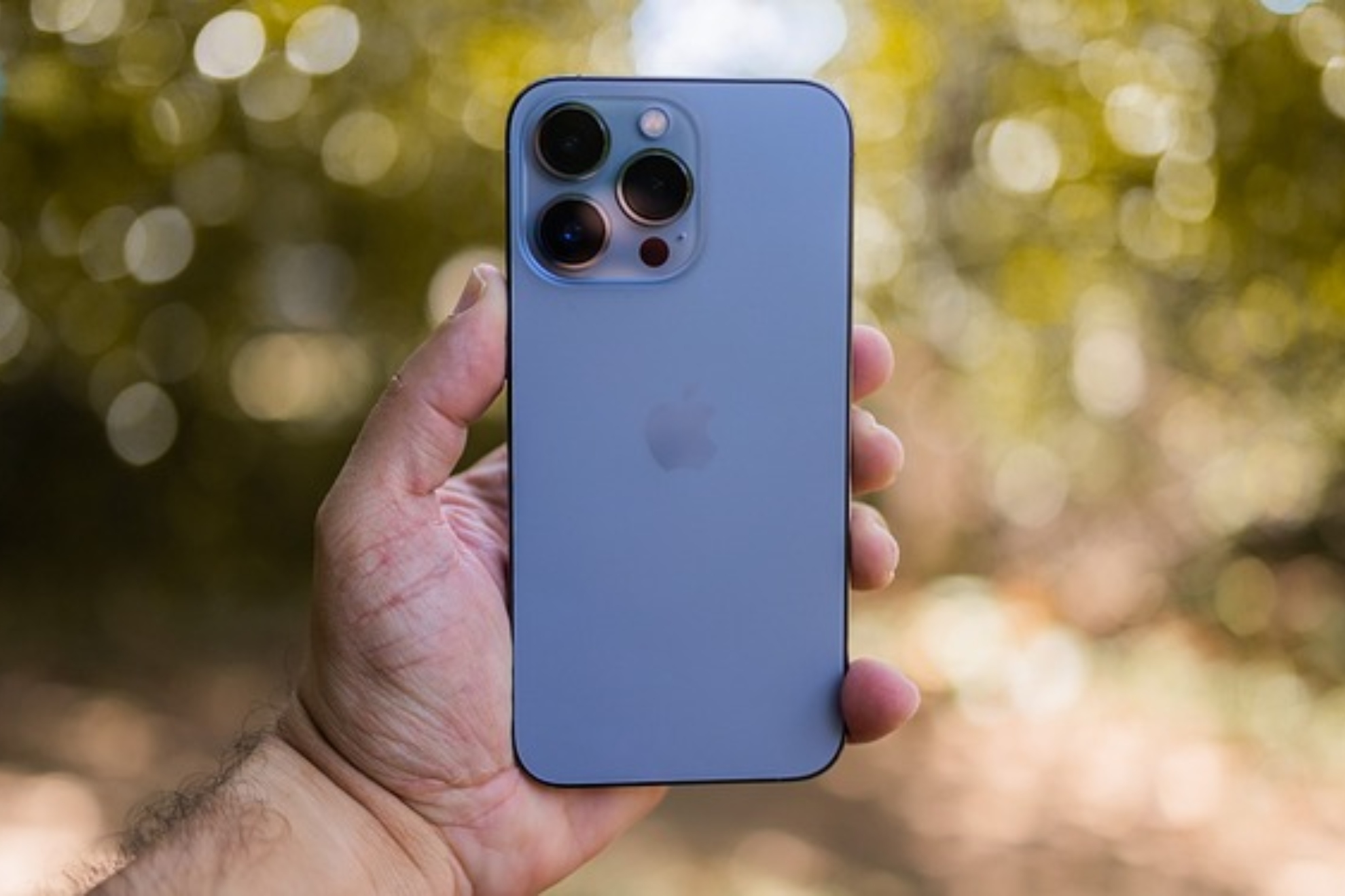 Imagen de recurso de una persona sujetando un iPhone. Pixabay.