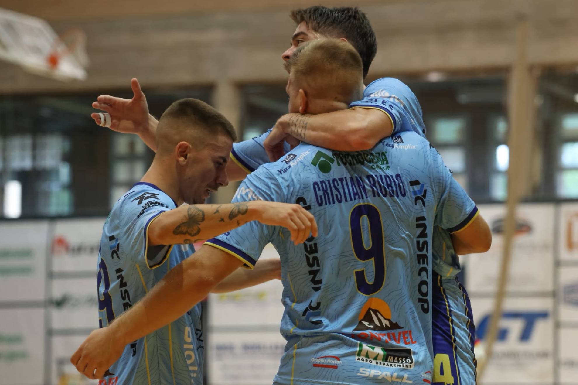 El Sur Seeds El Ejido celebra un gol SUR SEEDS EL EJIDO