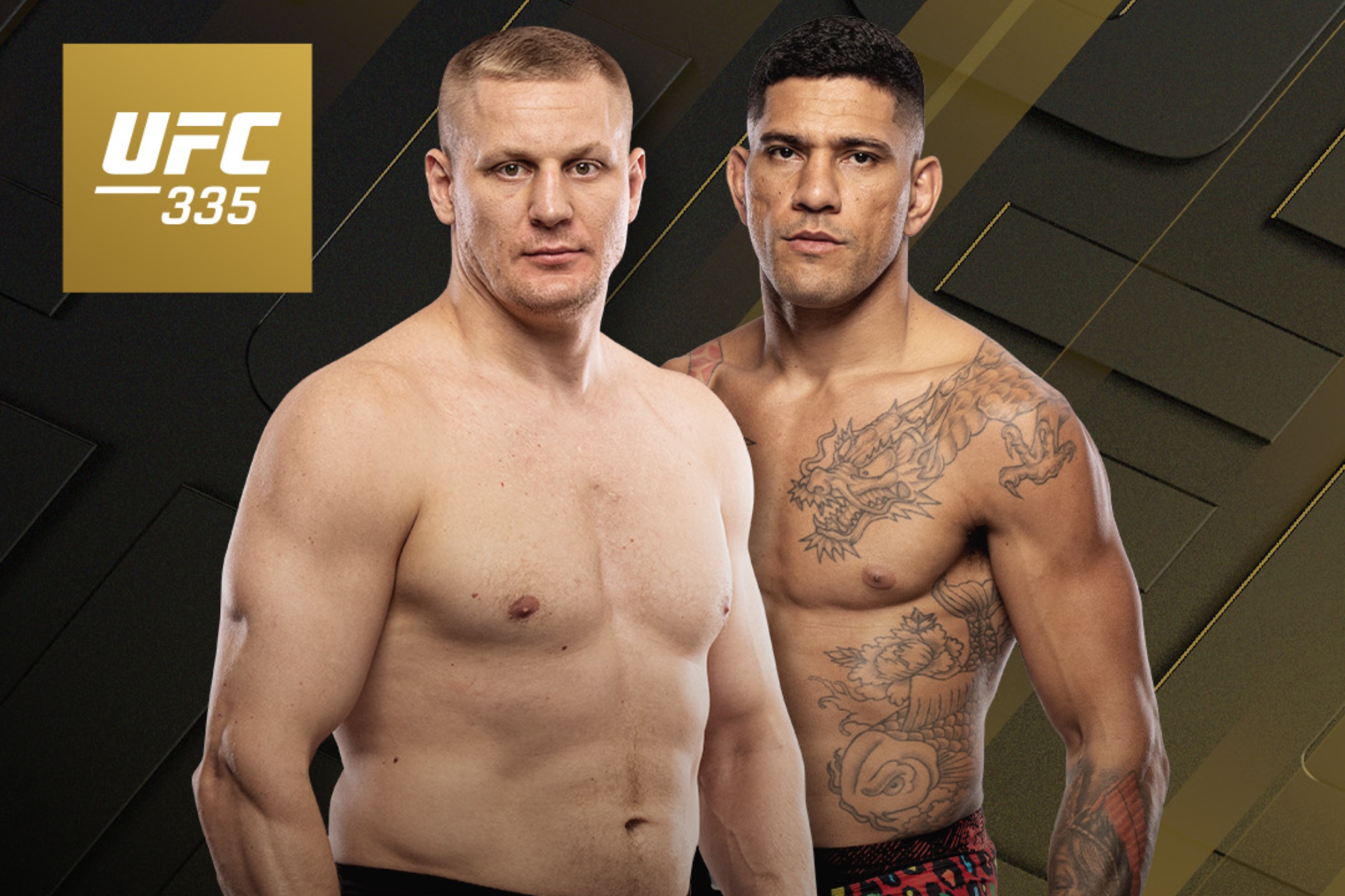 Cartel oficial del Pereira vs Pavlovich para el UFC 335. UFC.