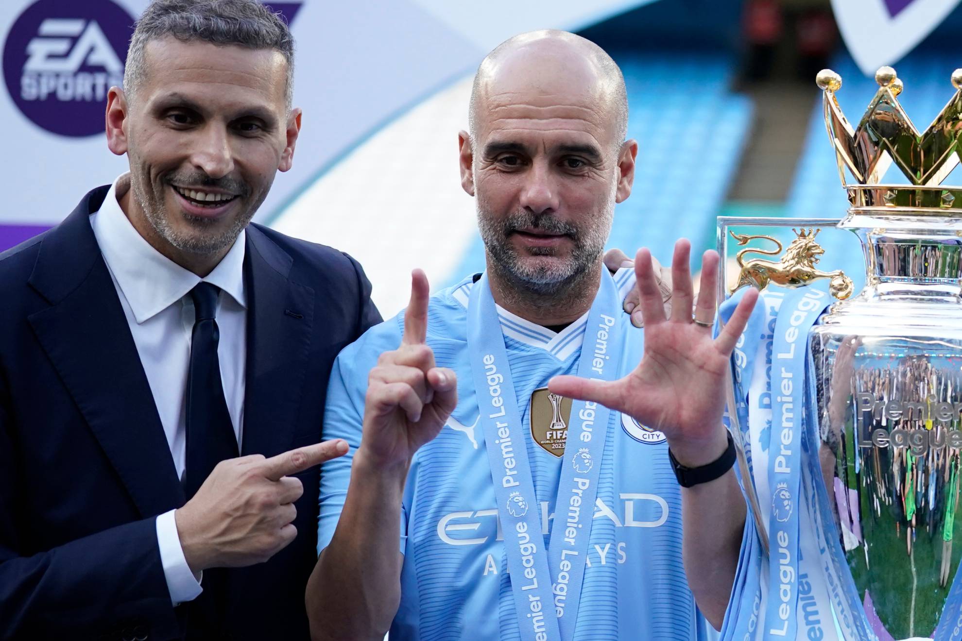 Jesse Marsch, una víctima directa de las trampas del Manchester City, asegura que "todo el mundo lo sabía" y pide su "descenso" AP Photo/Dave Thompson