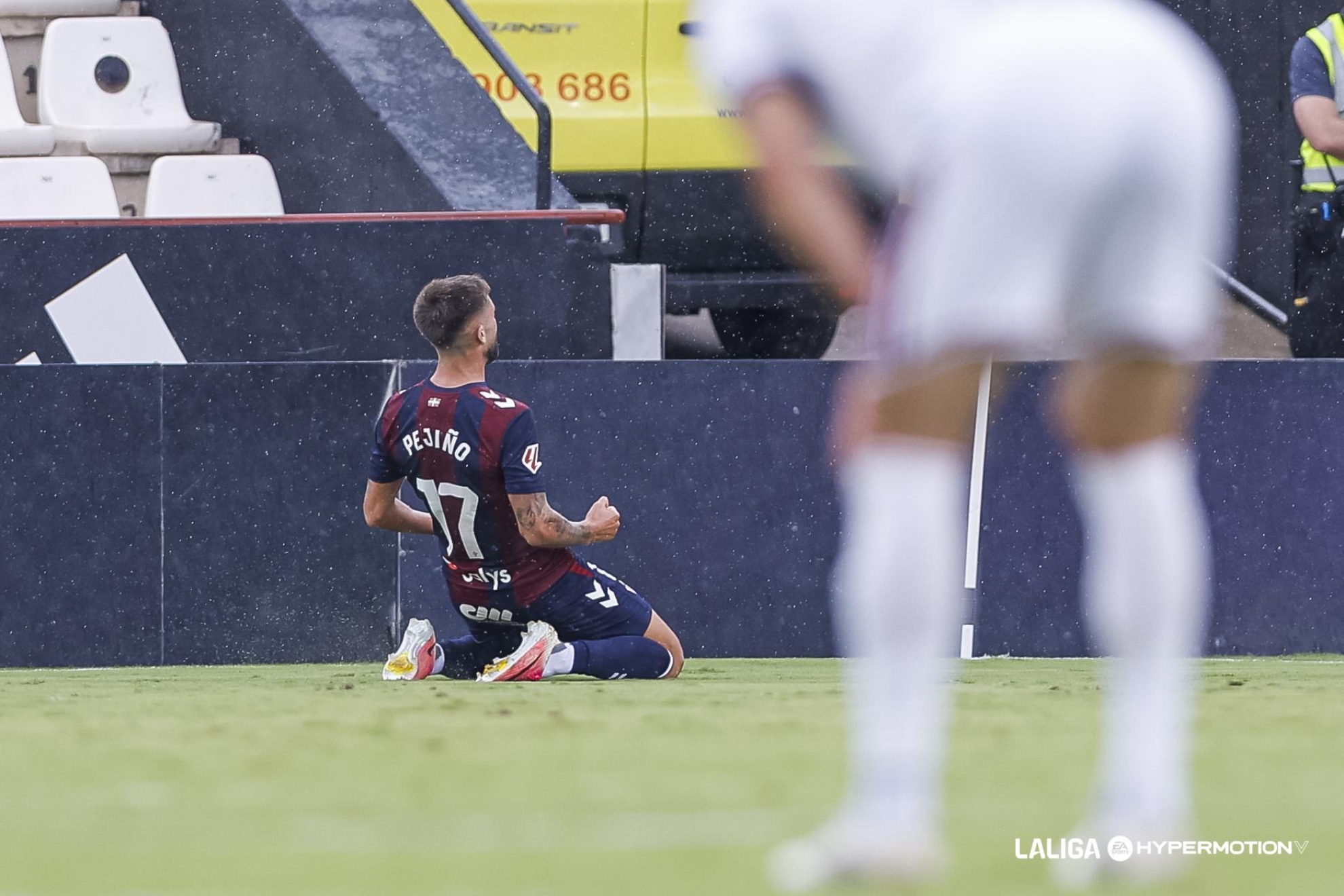 Pejiño celebra un gol. LALIGA