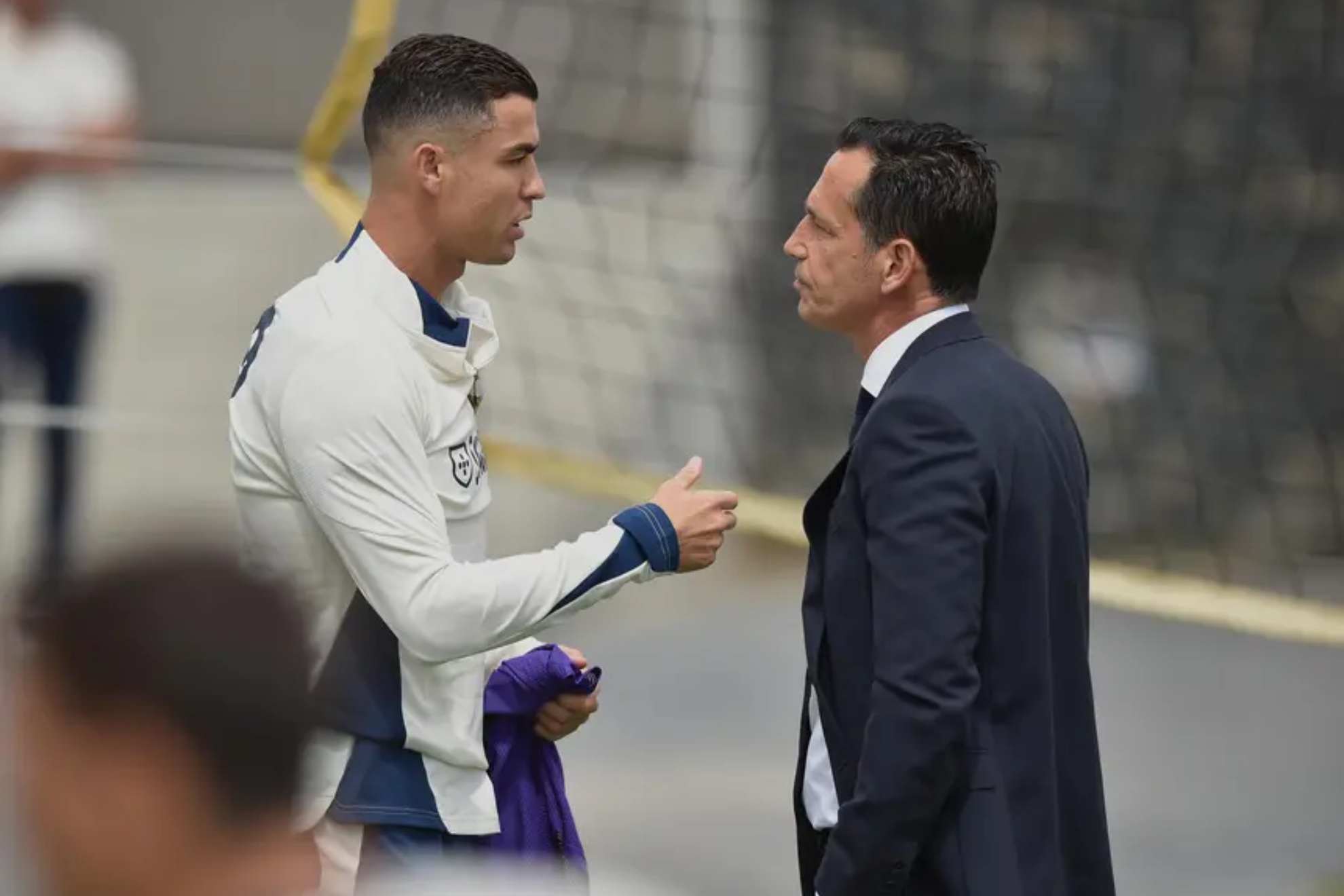 Proença, con Cristiano. A BOLA