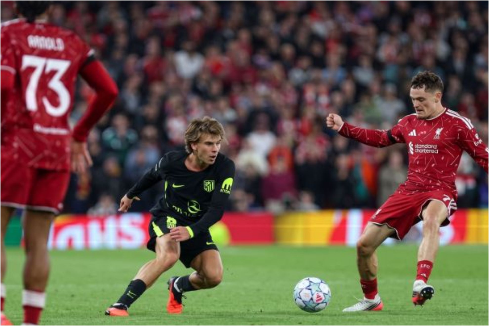 Barrios, en Anfield.