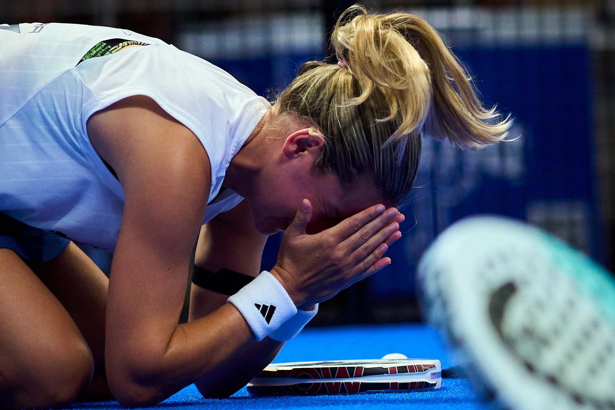 Ariana Sánchez, tras la final de Rotterdam. PREMIER PADEL