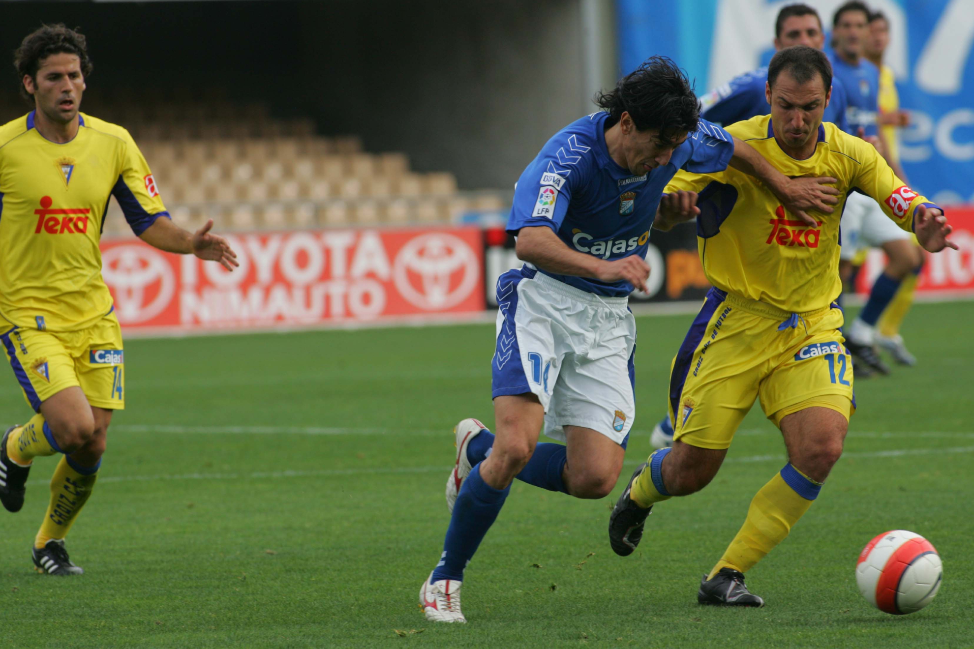 Xerez CD-Cádiz, disputado en abril de 2008 en Chapín. JUAN CARLOS CORCHADO