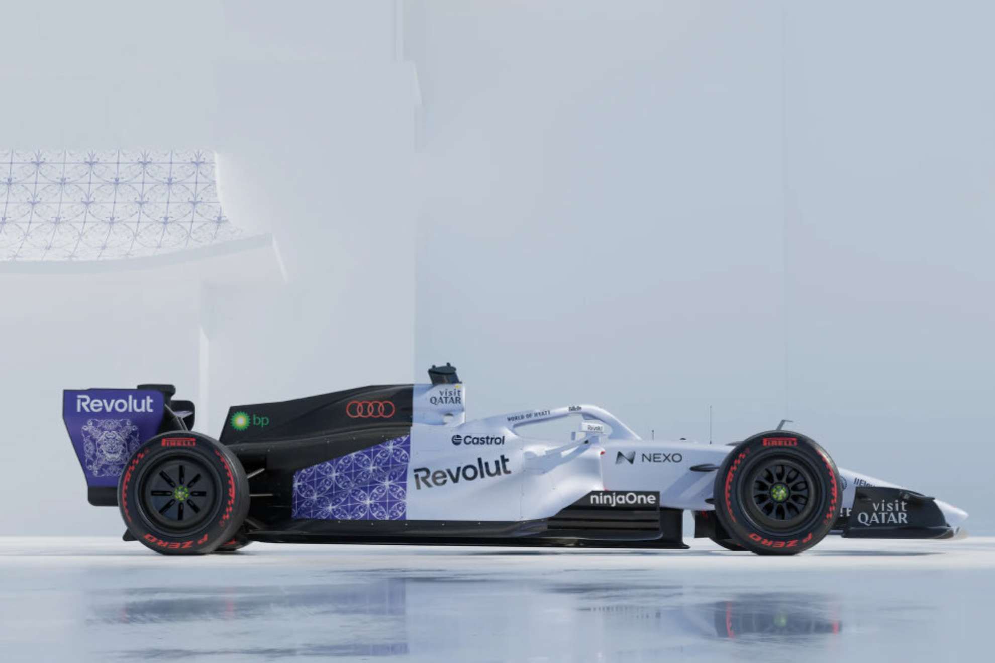 Así lucirá el coche de Bortoleto y Hulkenberg en Singapur. Audi F1