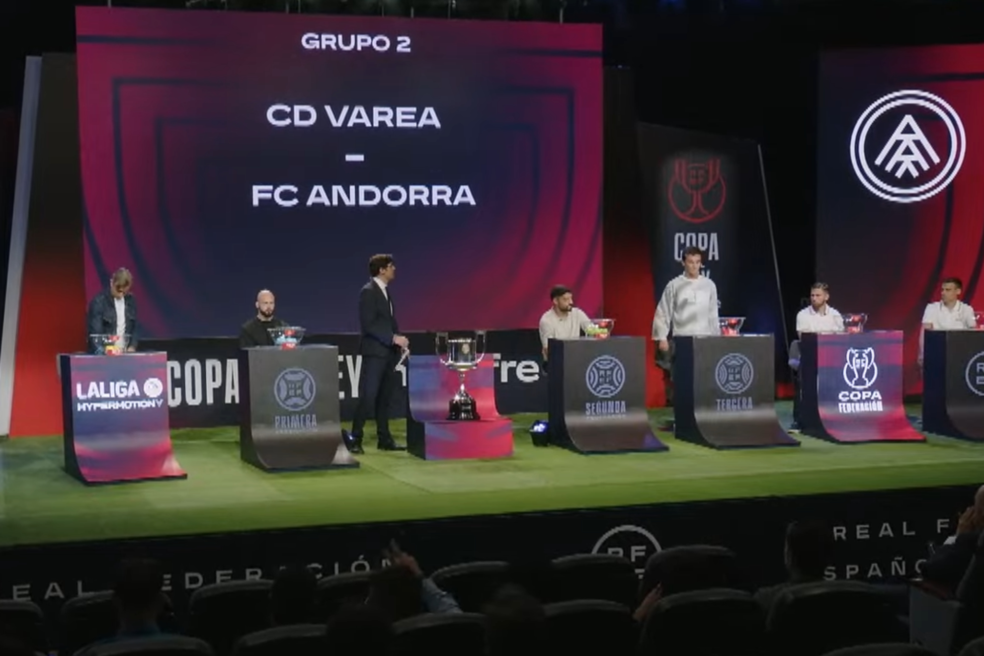 Varea-Andorra en el sorteo de Copa.