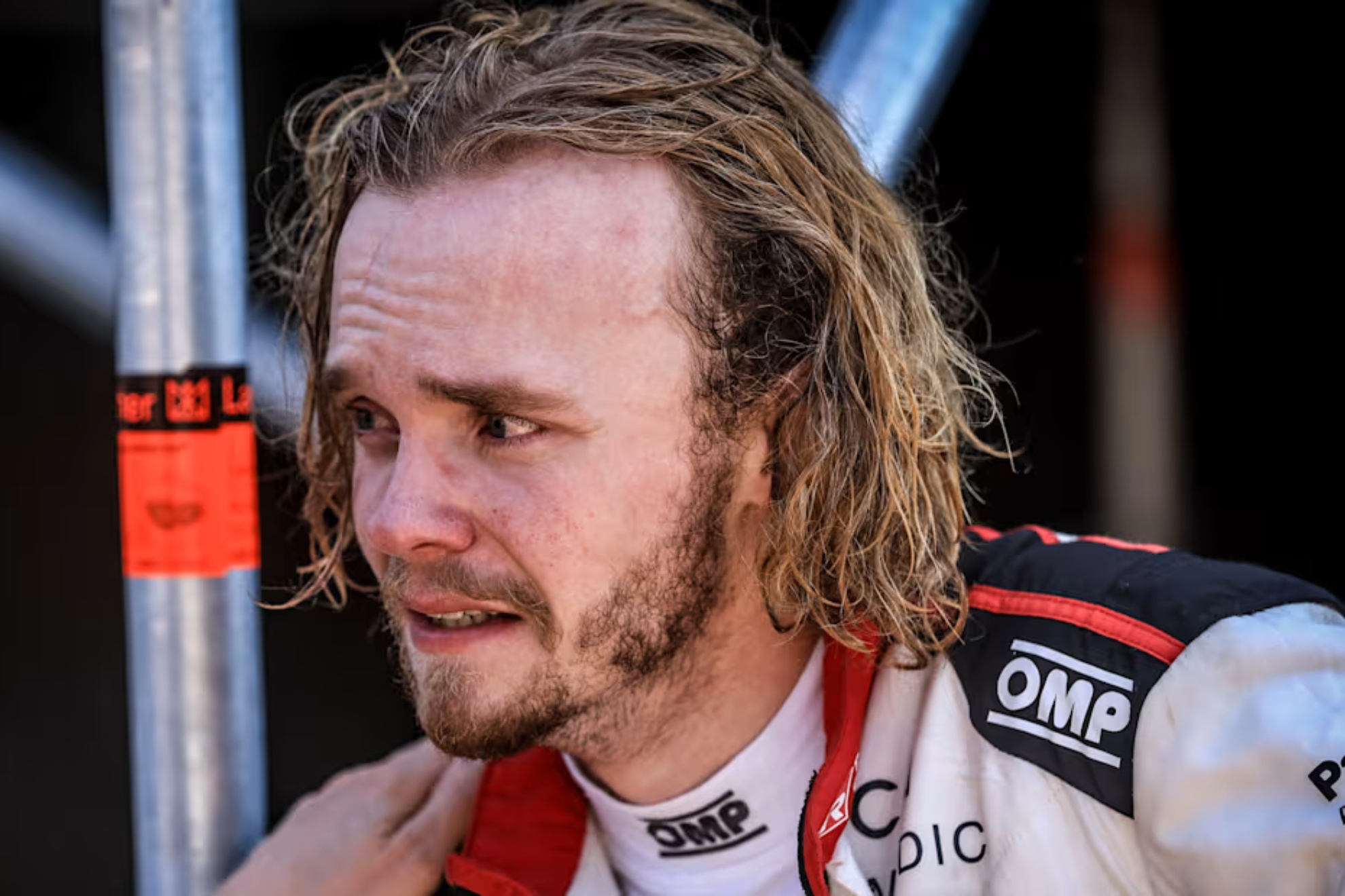 Oliver Solberg, tras el Rally de Cerdeña. wrc