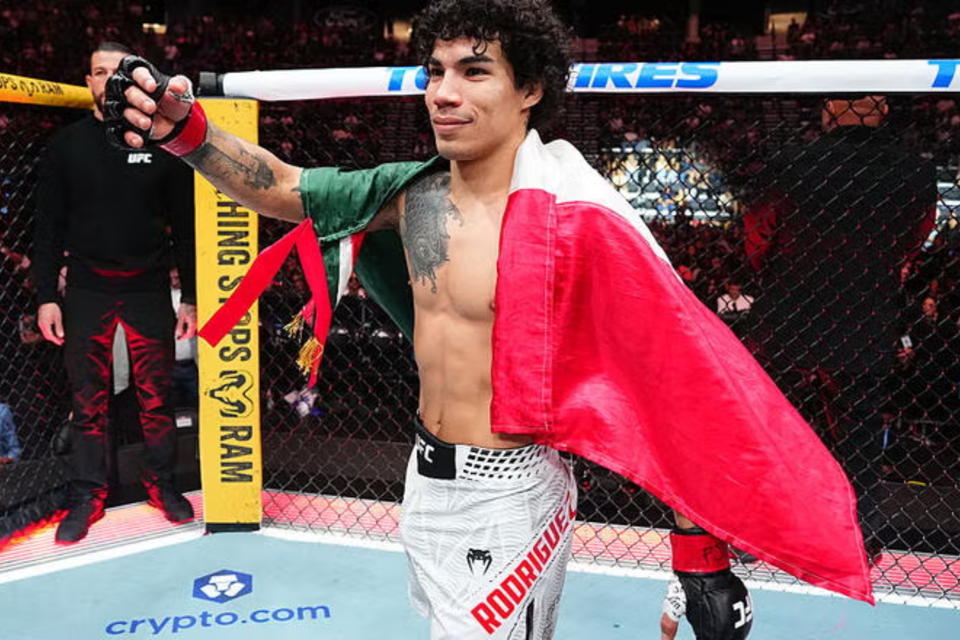 Imanol Rodríguez tras el UFC 332. UFC.